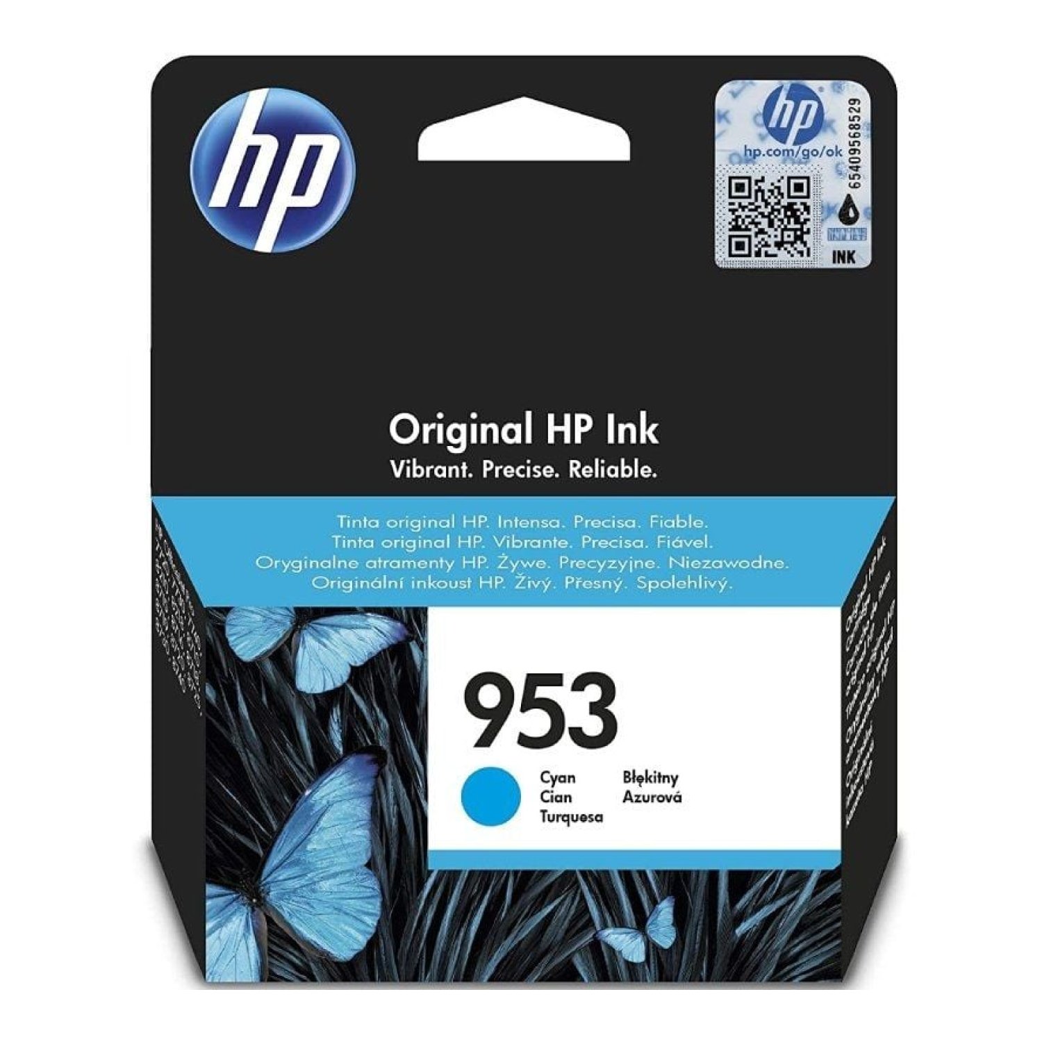 HP Cartucho Tinta Original nº953 · Cian