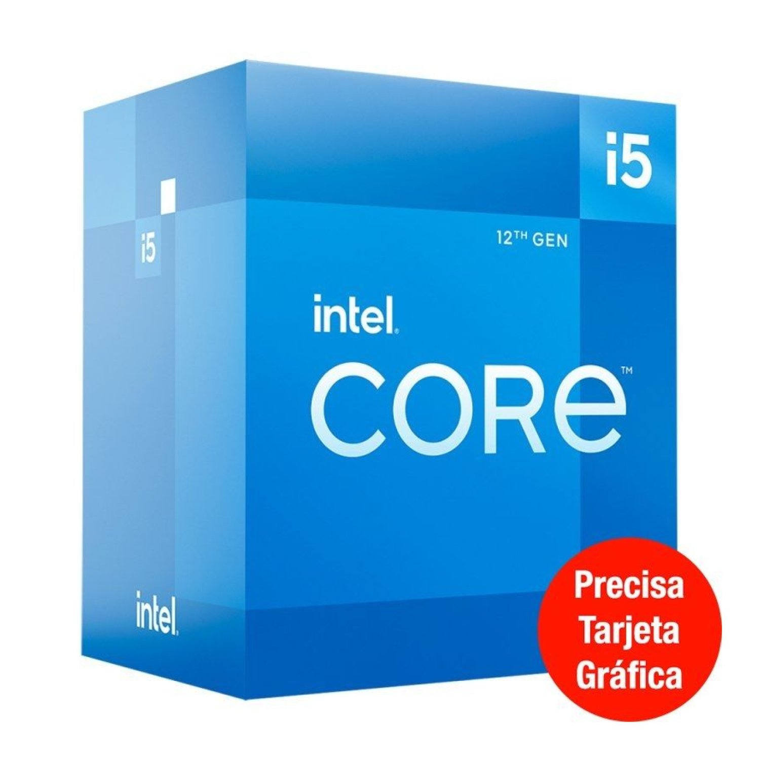Intel Core i5-12400F · Socket 1700 · 2,50 GHz · 6 Núcleos · 12 Hilos