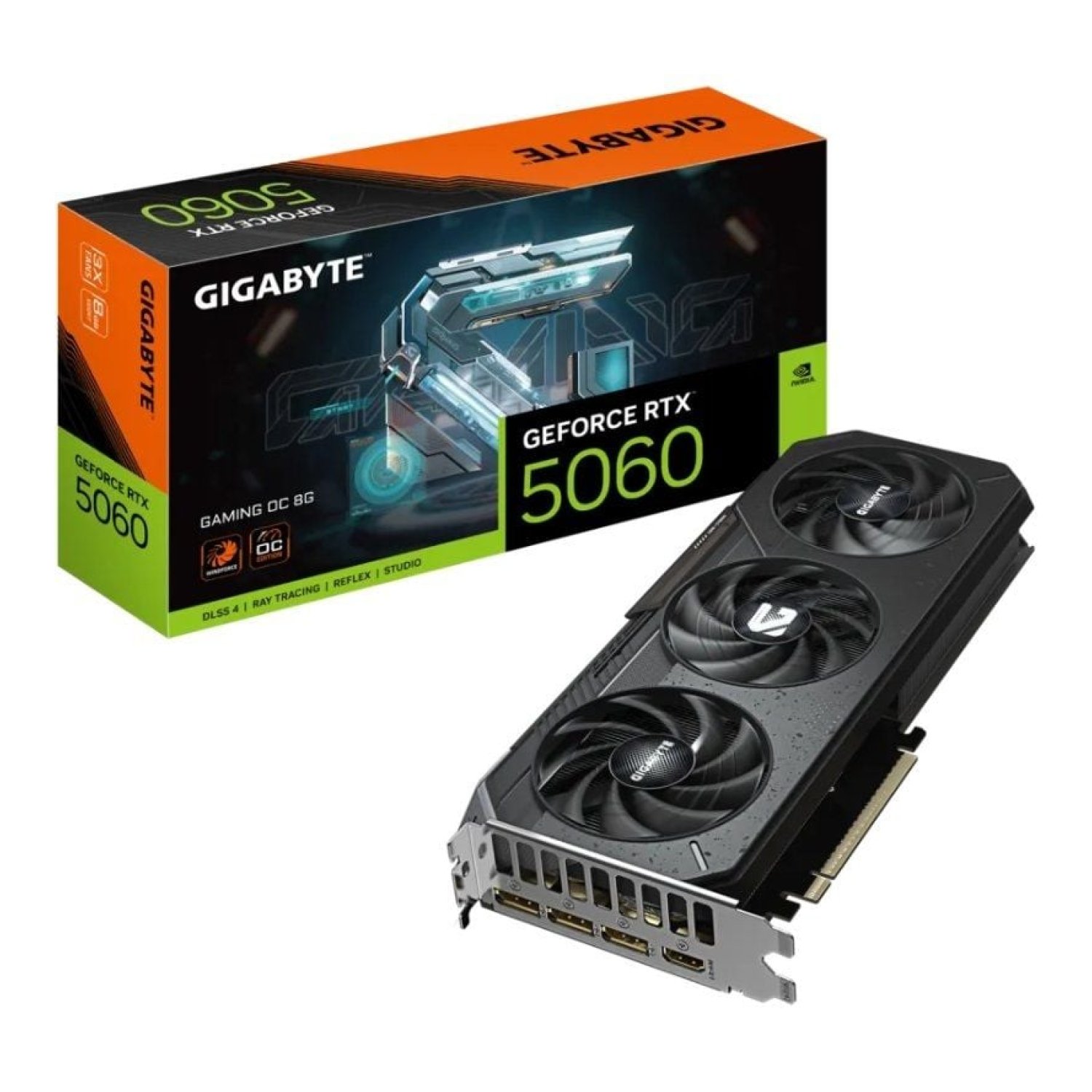 Gigabyte GeForce RTX 5060 Gaming OC · 8GB GDDR7 · Tarjeta Gráfica