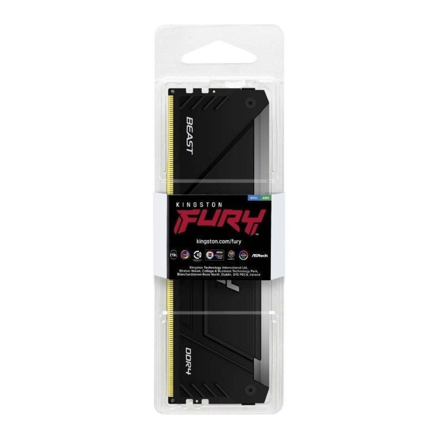Kingston FURY Beast RGB · 8GB · DDR4 · 3200MHz · CL16 · 1.35V