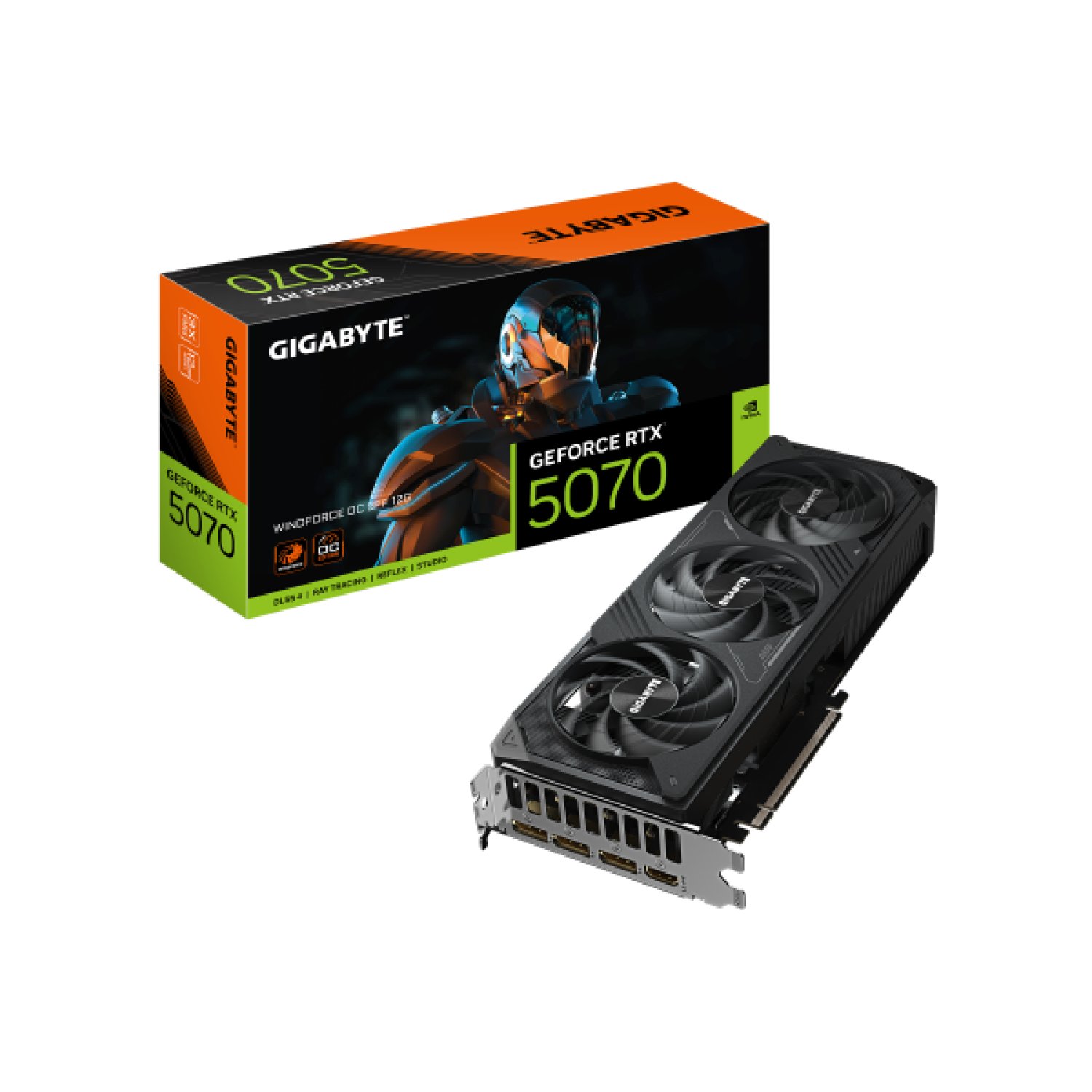 Gigabyte GeForce RTX 5070 WindForce OC SFF · 12GB GDDR7
