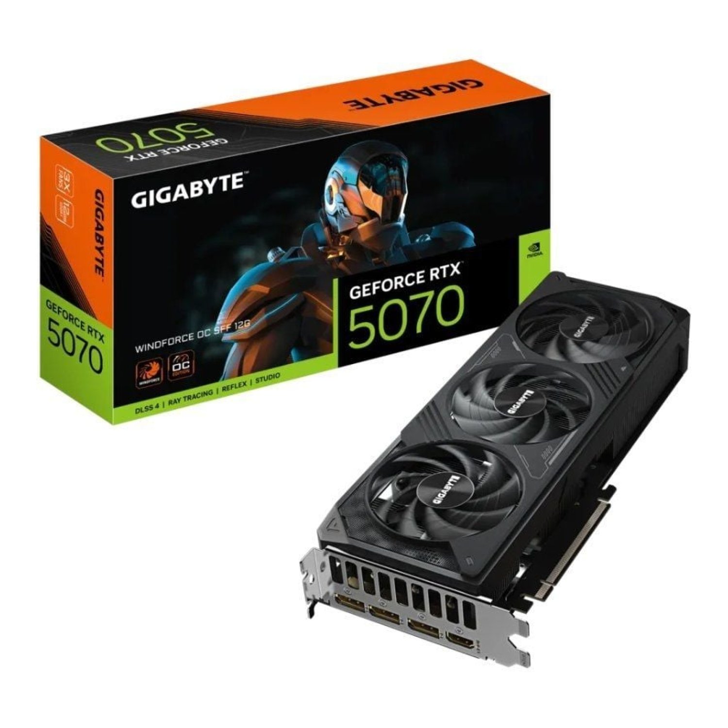 Gigabyte GeForce RTX 5070 WindForce OC SFF · 12GB GDDR7