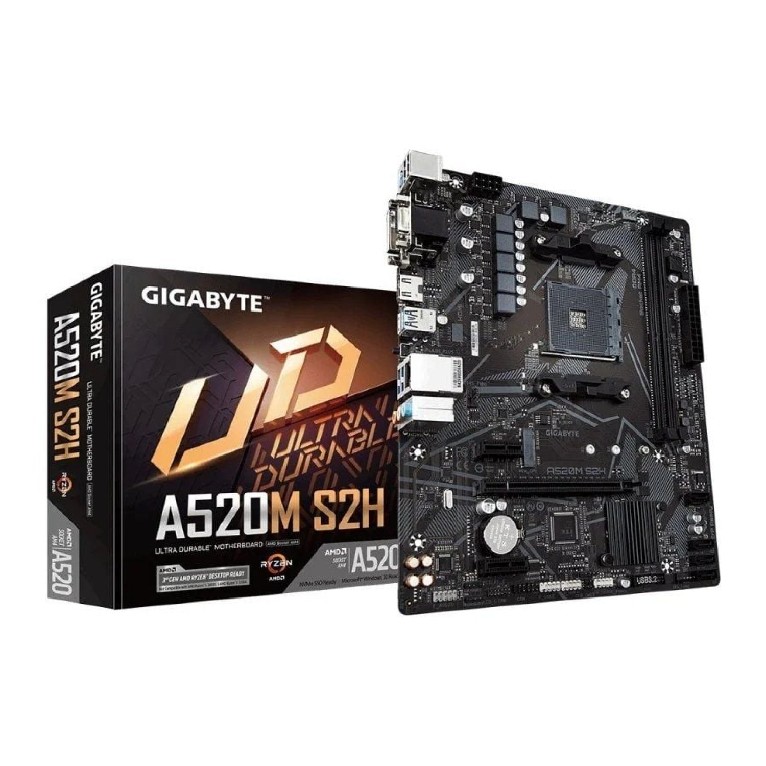 Gigabyte A520M S2H · Socket AM4 · Micro ATX