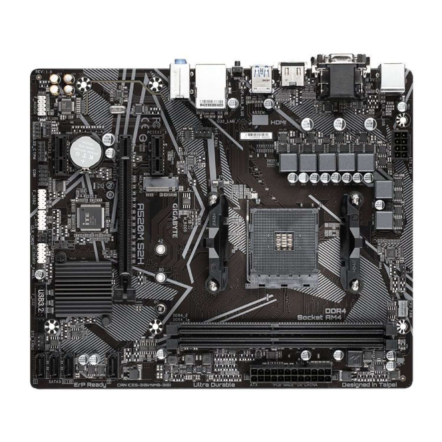 Gigabyte A520M S2H · Socket AM4 · Micro ATX