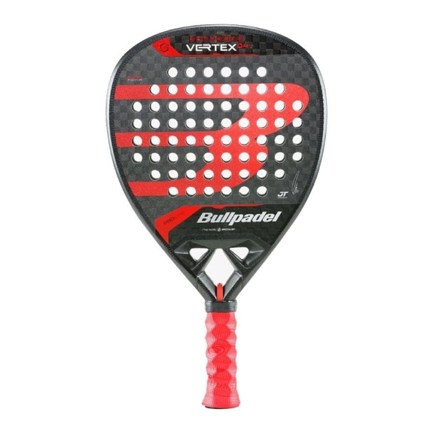 Bullpadel Vertex 04 2024 · Pala de Pádel · Roja y Negra