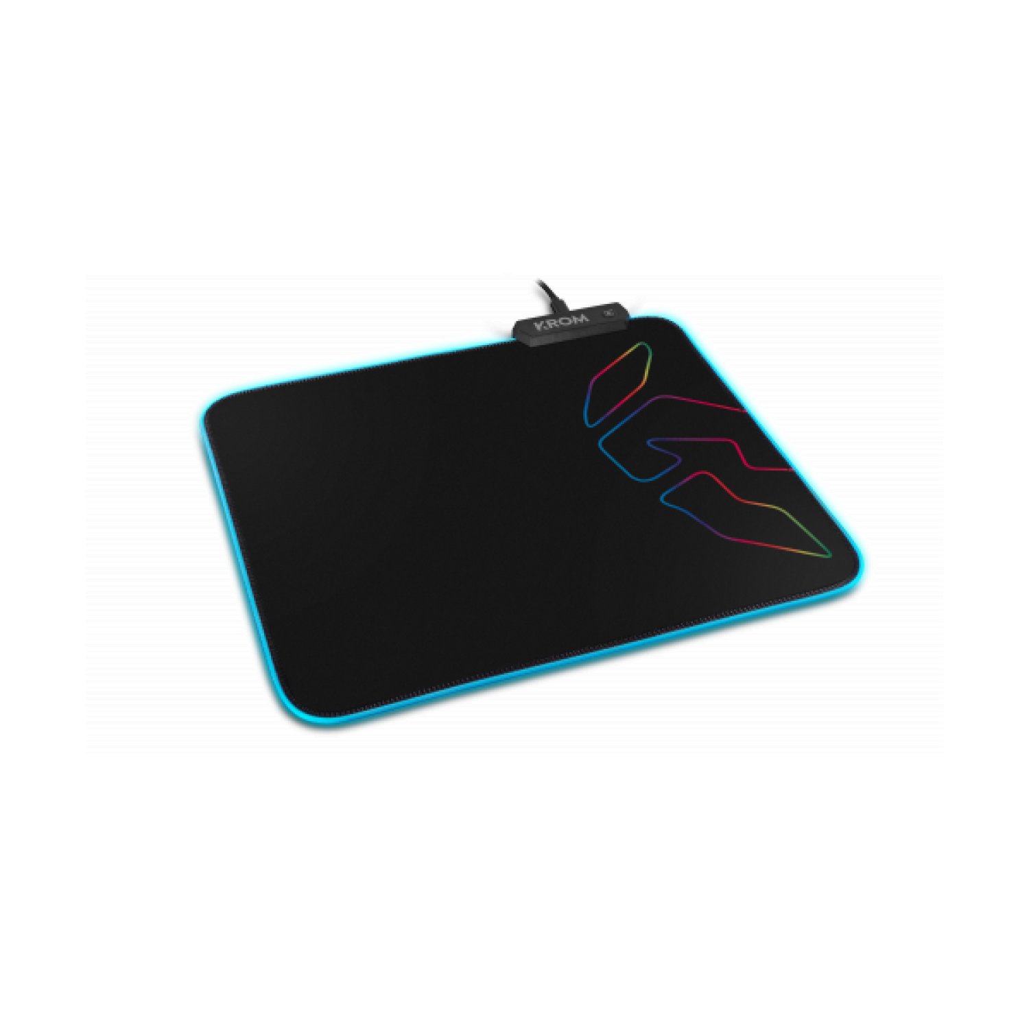 Krom Knout RGB · Alfombrilla Gaming · Iluminación LED · 320x270mm