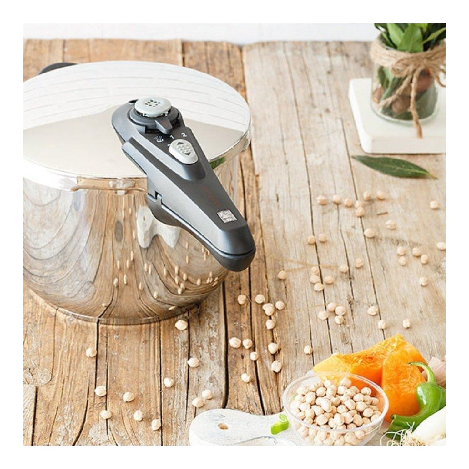 Olla a Presión Bra Vitesse A185104/ Ø24cm/ 9L/ Acero Inoxidable/ Apta para Inducción