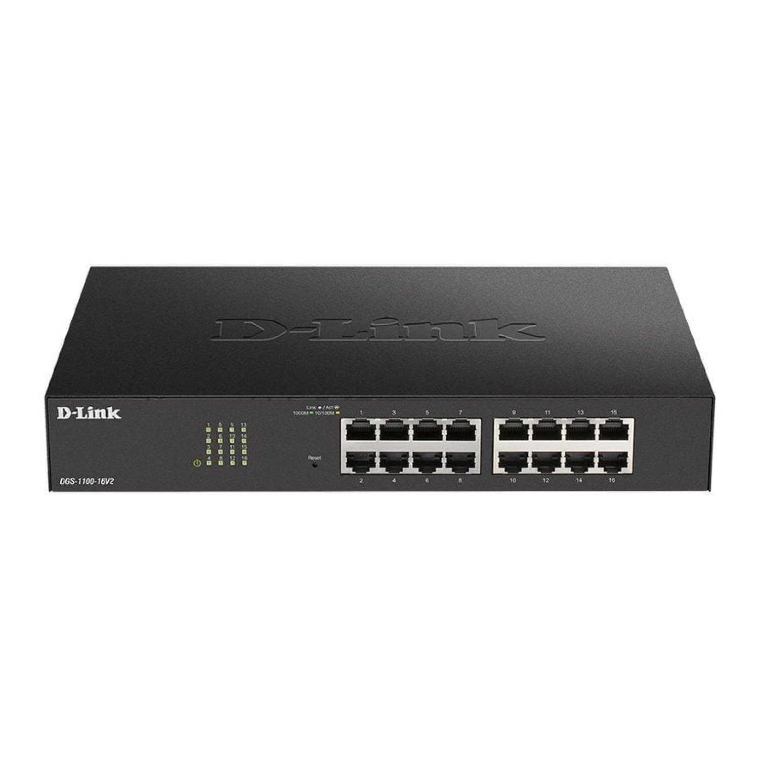 D-Link DGS-1100-16V2 · Switch Gestionable · 16 Puertos Gigabit · 10/100/1000 Mbps