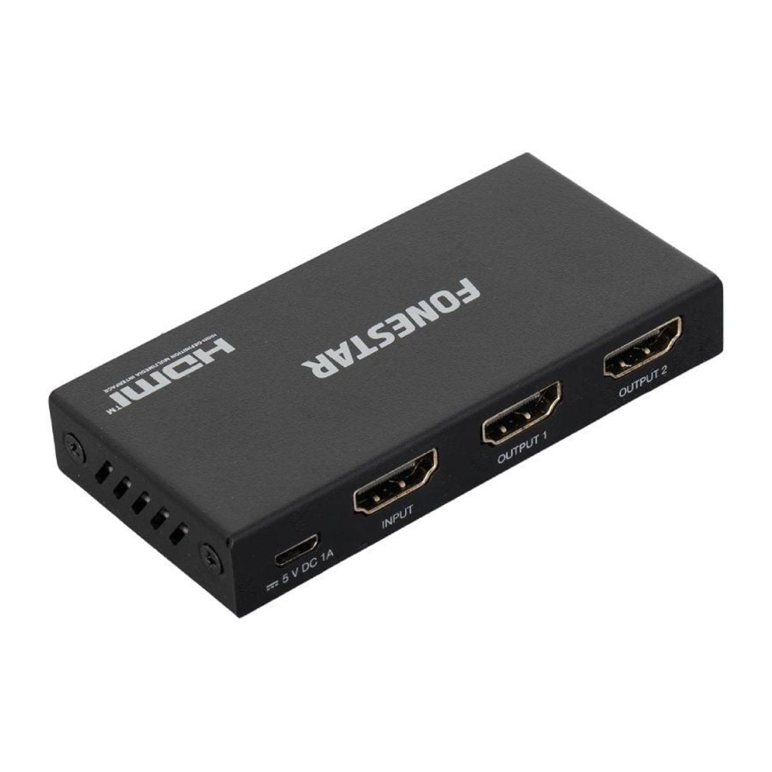 Fonestar FO-22S2ED · Duplicador HDMI · 2 Salidas HDMI Hembra · Conexión HDMI Macho