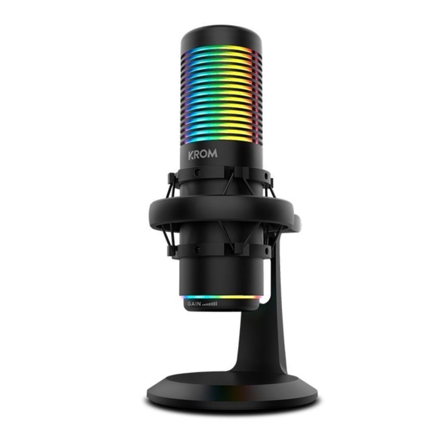 Krom Kaze · Micrófono Gaming · USB 2.0 · Jack 3.5mm