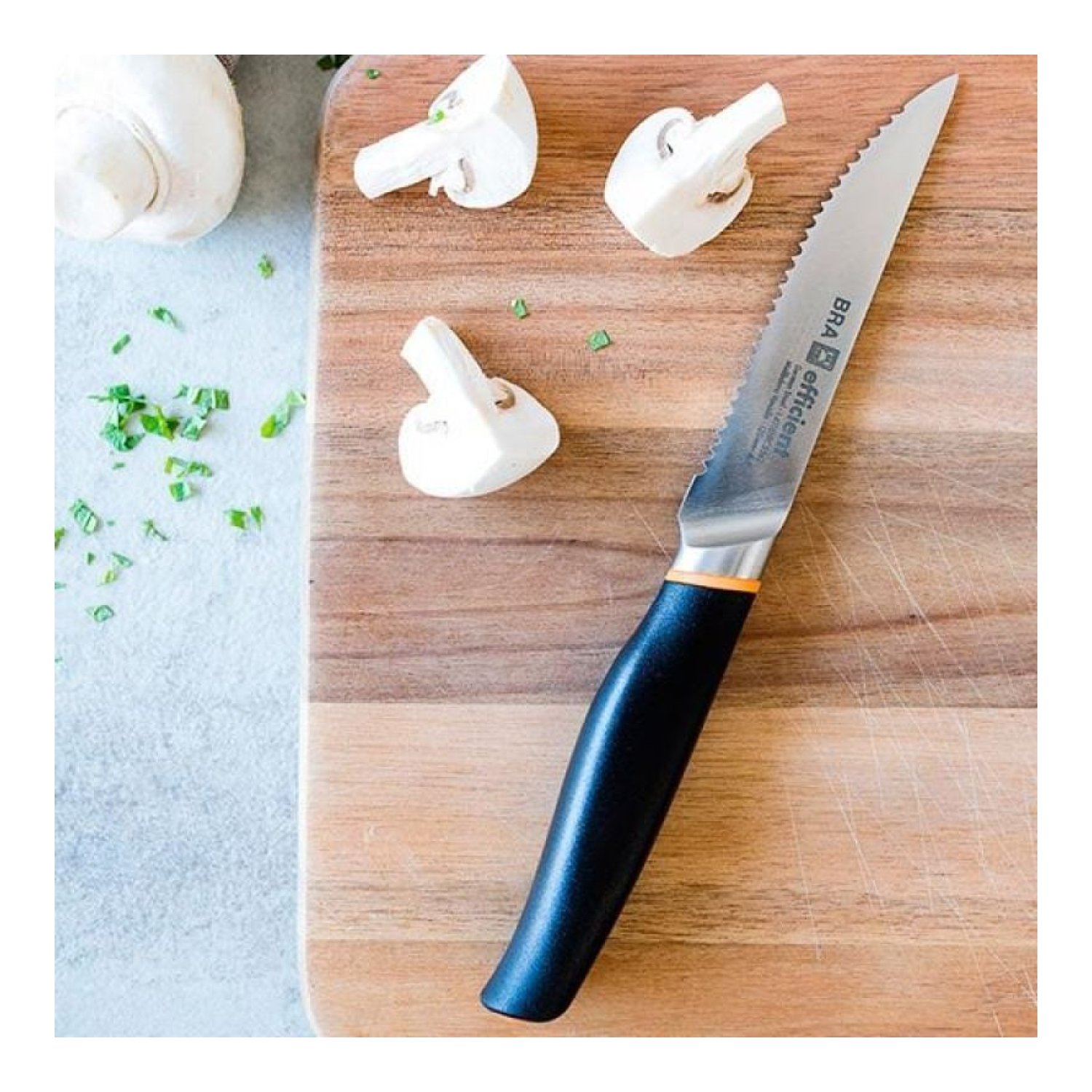 BRA Efficient · Cuchillo Tomatero · Hoja 120mm · Acero Inoxidable