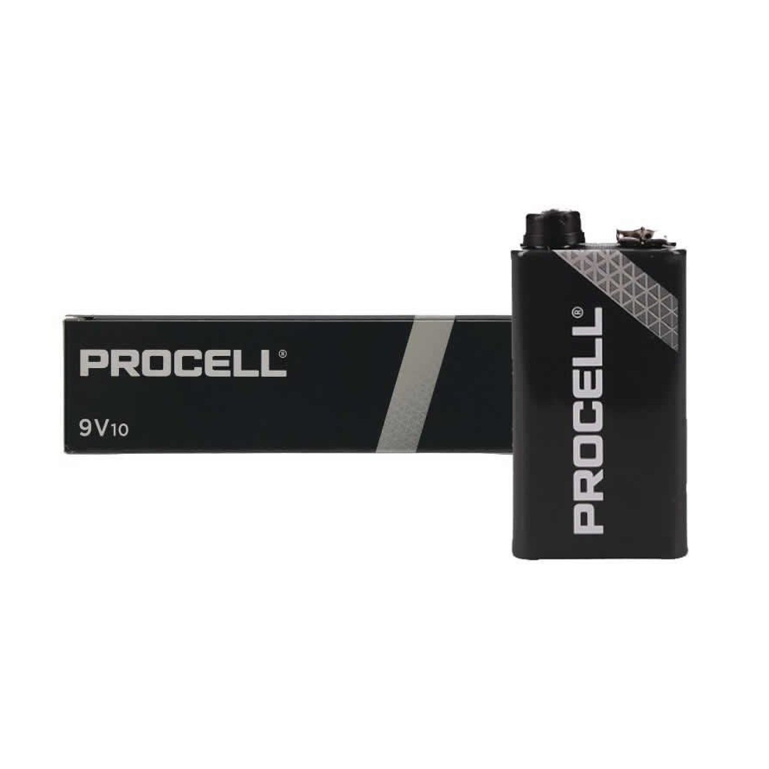 Duracell Procell · Pack 10 Pilas 9V · Alcalinas de Larga Duración