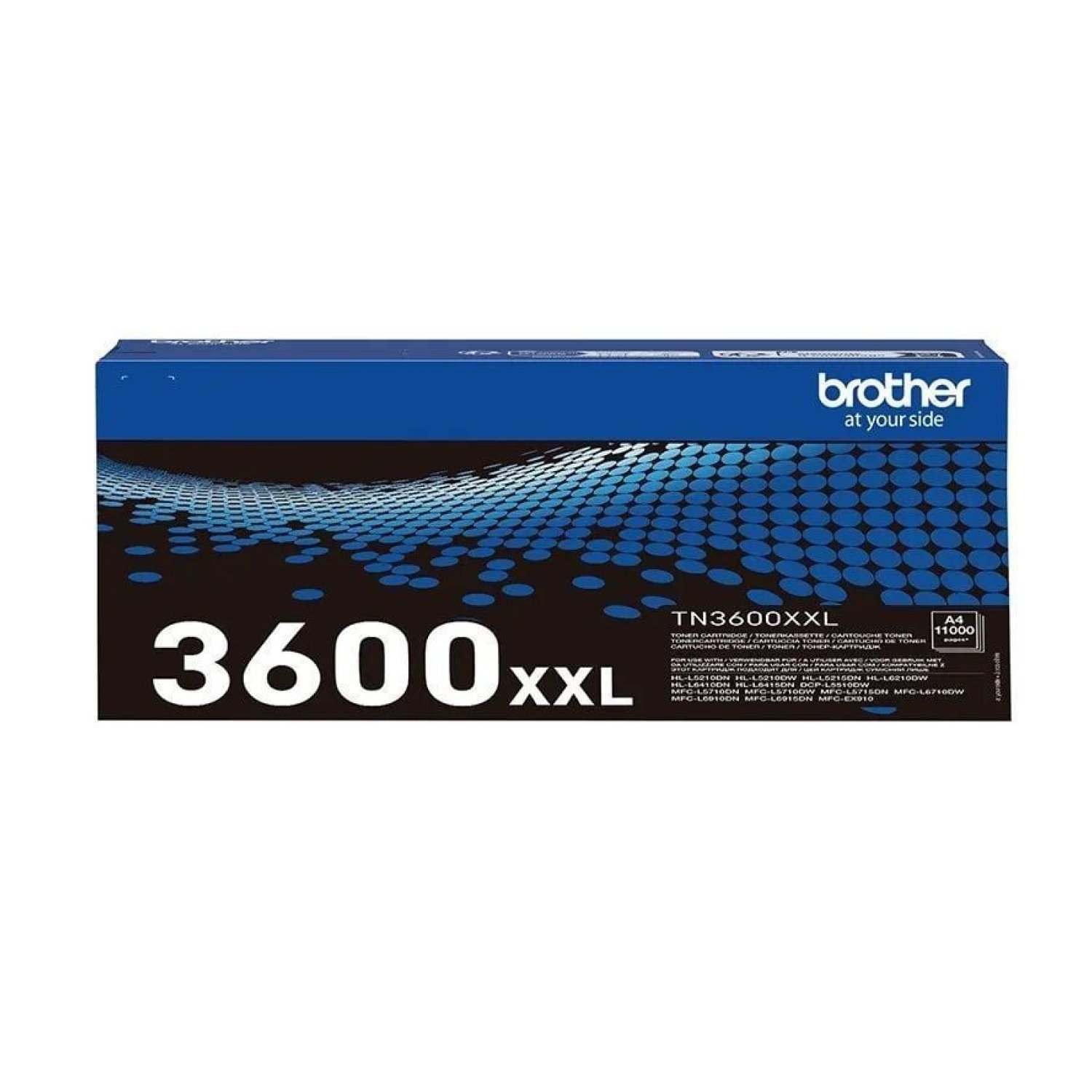 Brother TN-3600XXL · Tóner Original · Alta Capacidad · Negro