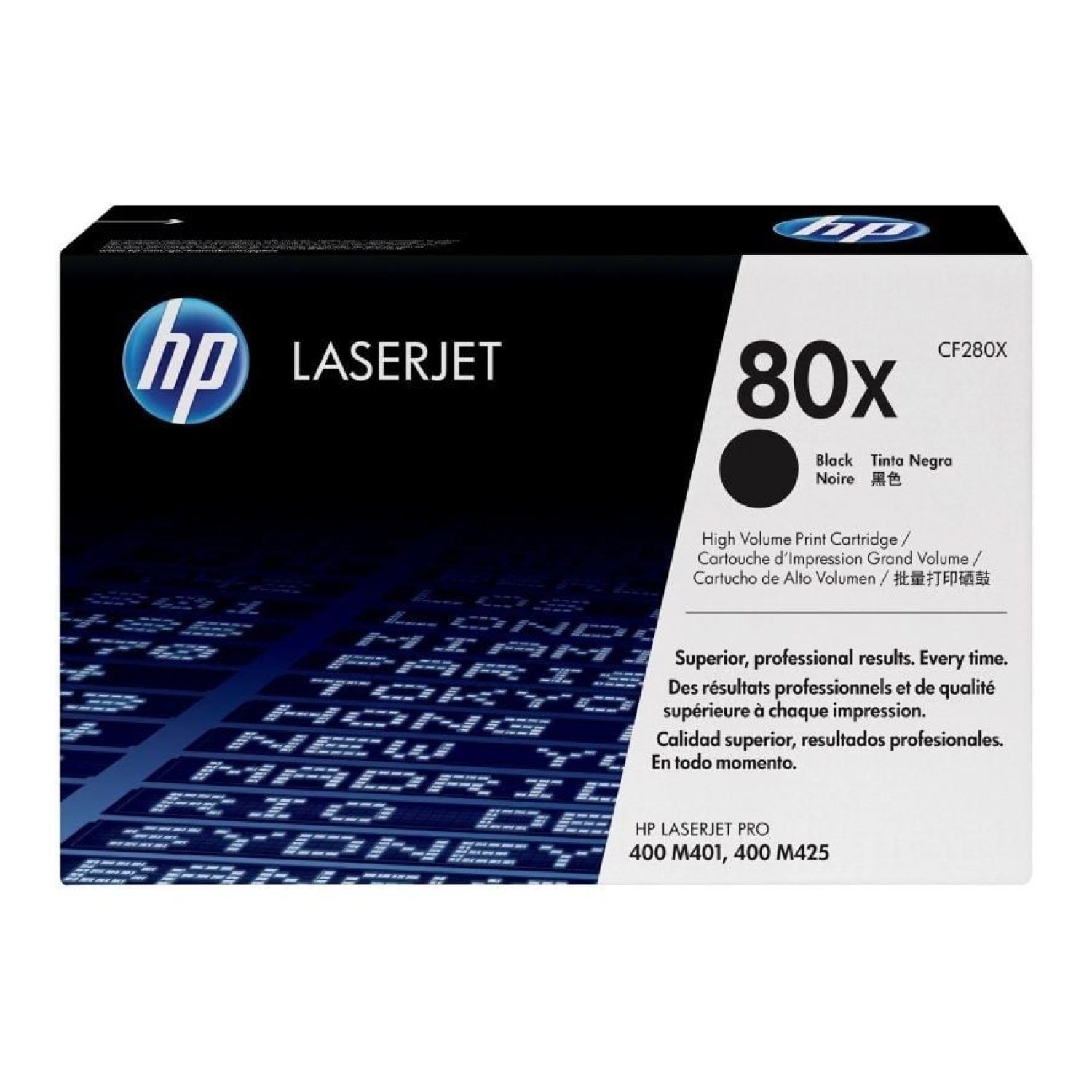 HP Tóner nº80X XL · Alta Capacidad · Negro