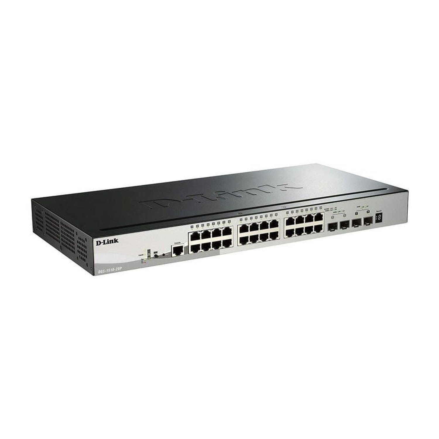 D-Link DGS-1510-28P · Switch 28 Puertos Gigabit · PoE · SFP