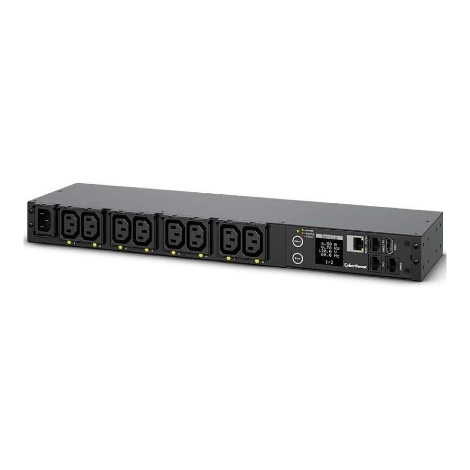 Cyberpower PDU41004 · Regleta RACK 1U · 16A · 8 tomas IEC C13