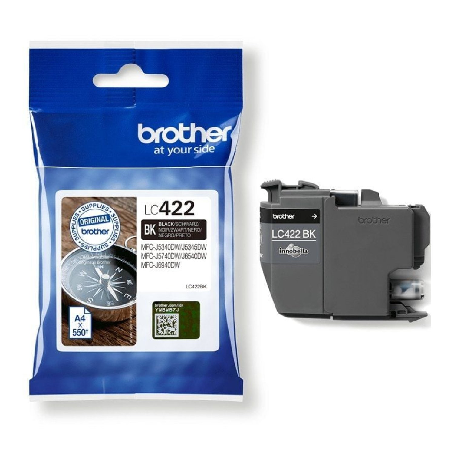 Brother · Cartucho de Tinta LC-422 · Negro