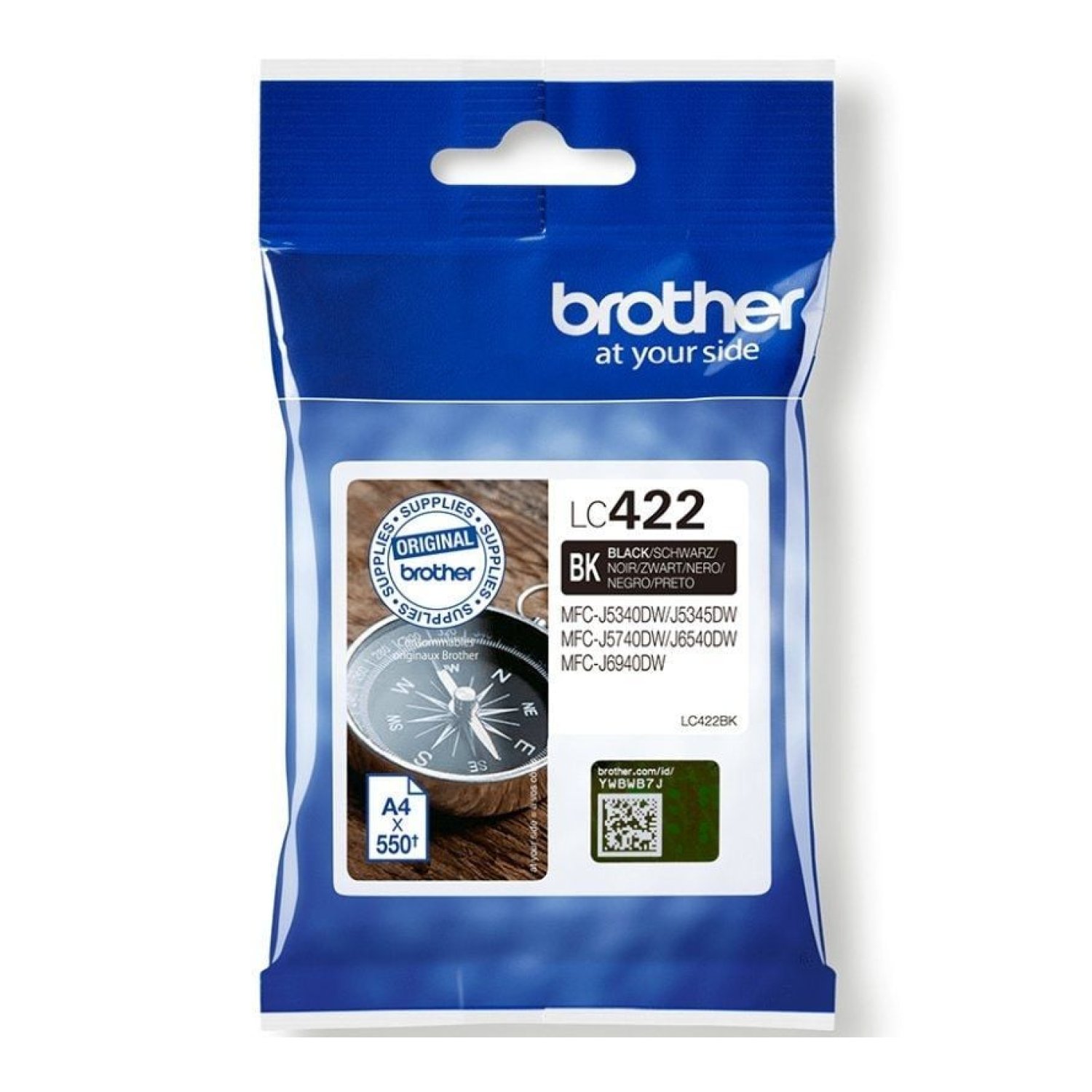 Brother · Cartucho de Tinta LC-422 · Negro