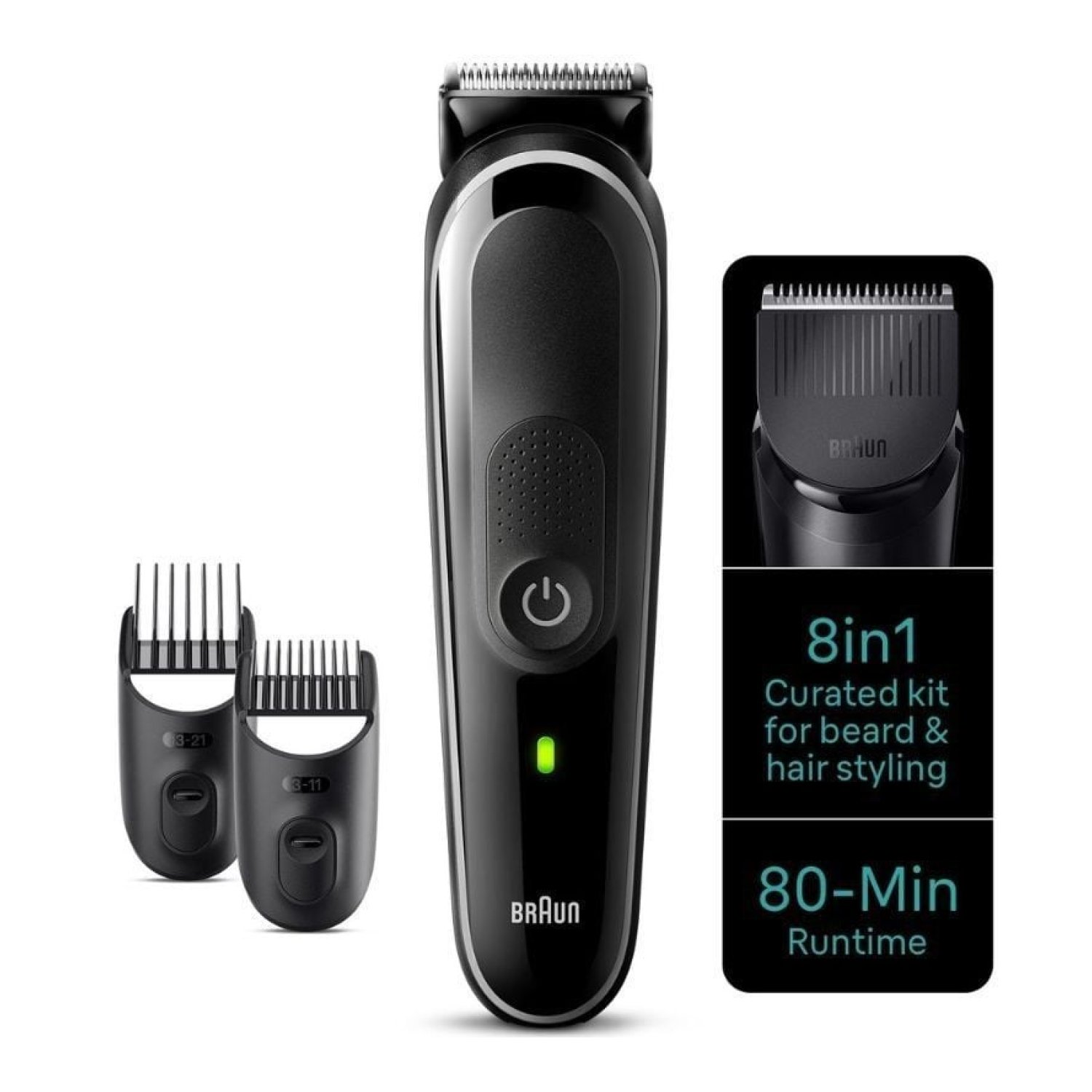 Braun All in One Style Kit Series 3 · Recortadora · 8 Accesorios · Batería