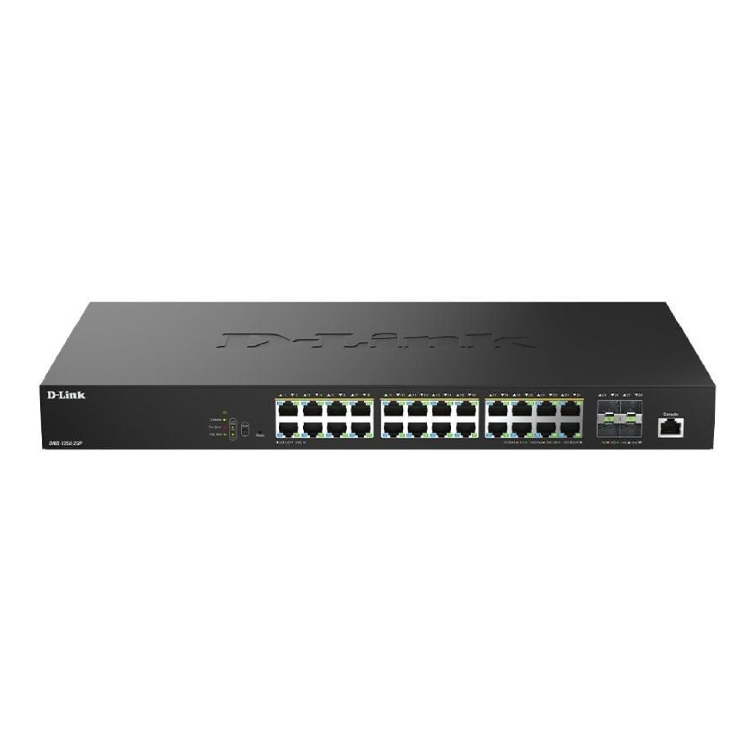 D-Link DMS-1250-28P · Switch 28 Puertos · Gigabit PoE · SFP
