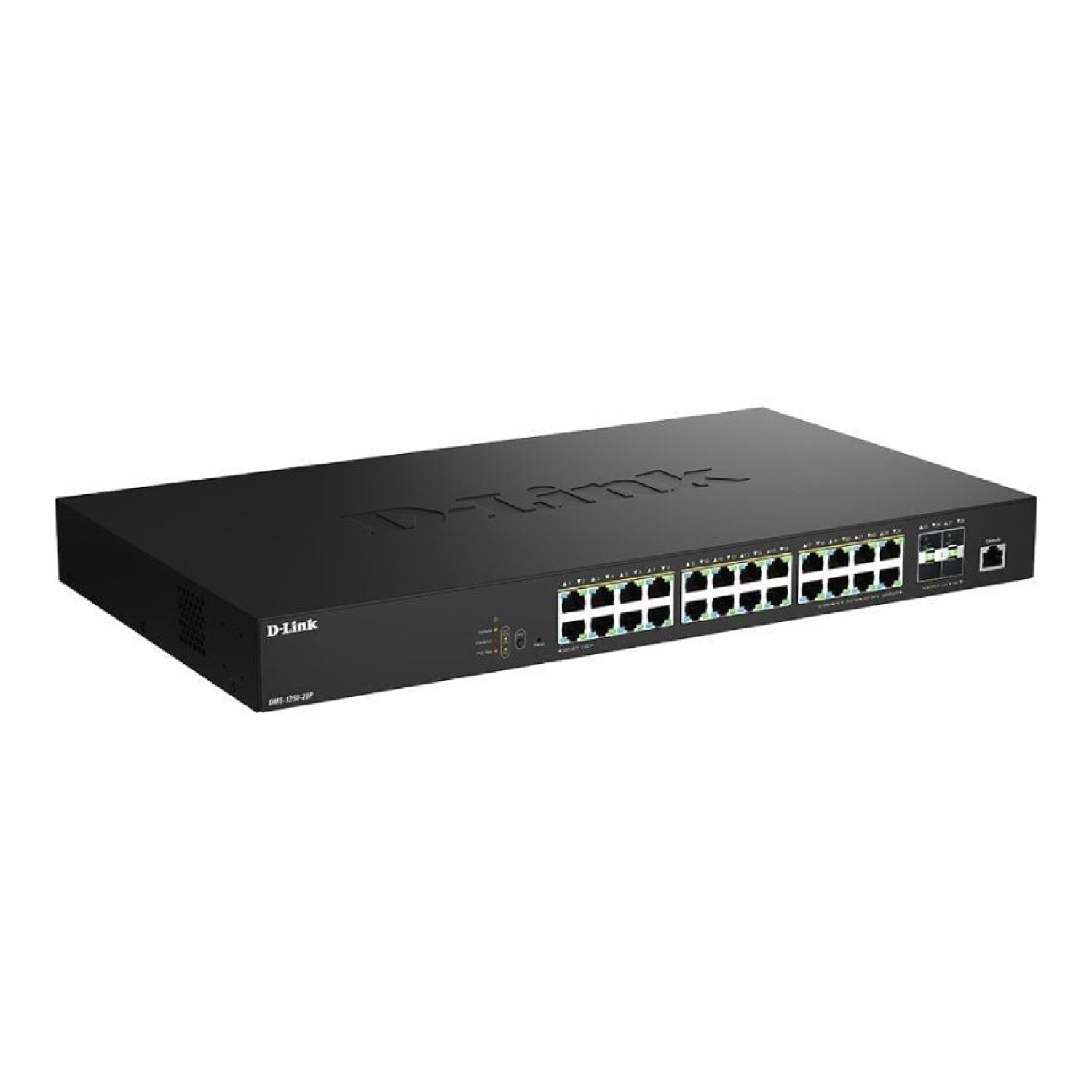 D-Link DMS-1250-28P · Switch 28 Puertos · Gigabit PoE · SFP