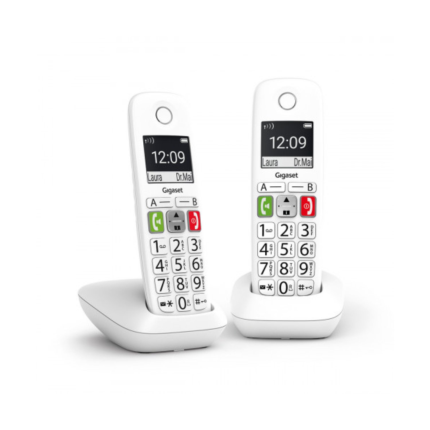 Gigaset E290 · Teléfono Inalámbrico Pack DUO · Blanco