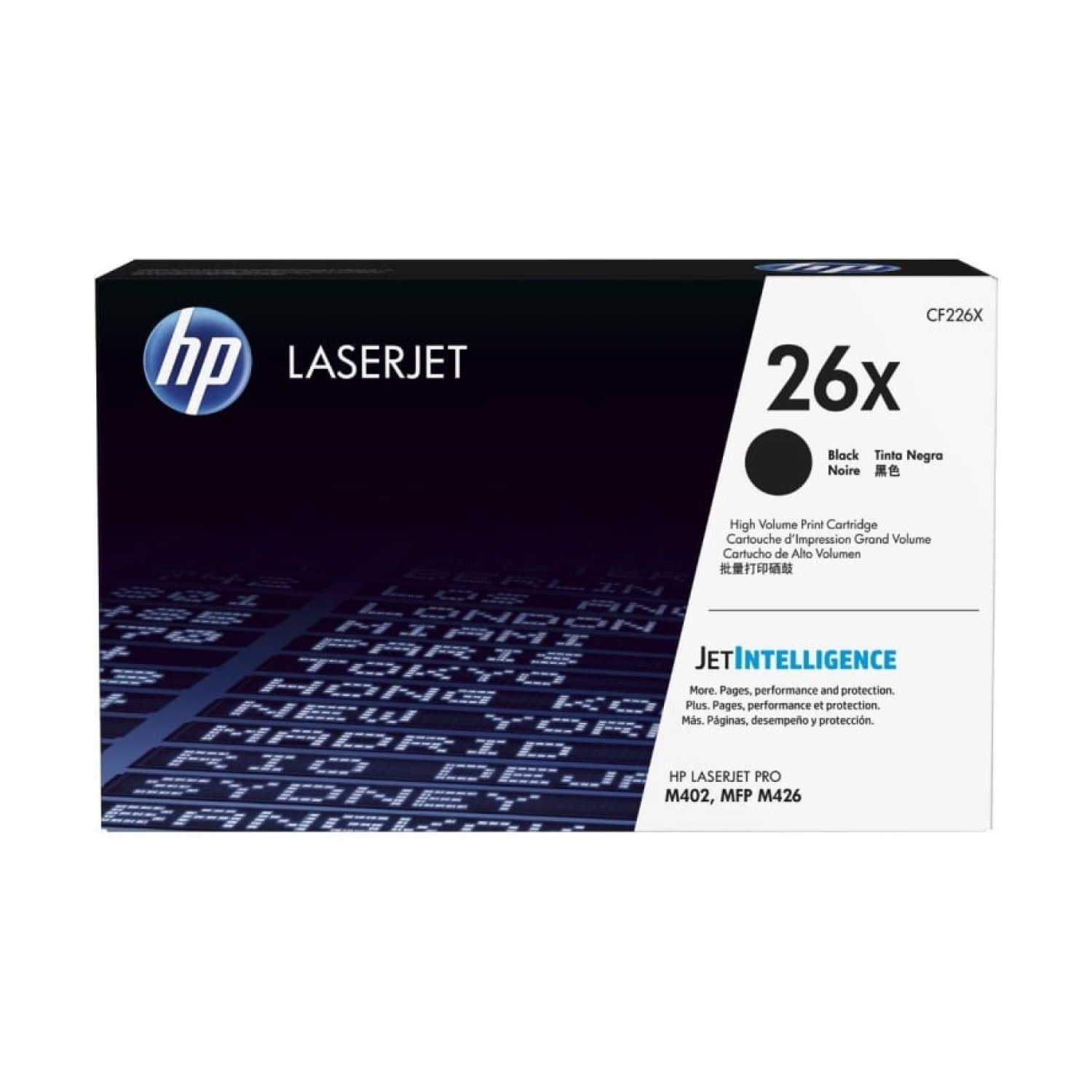HP Tóner nº26X XL · Alta Capacidad · Negro