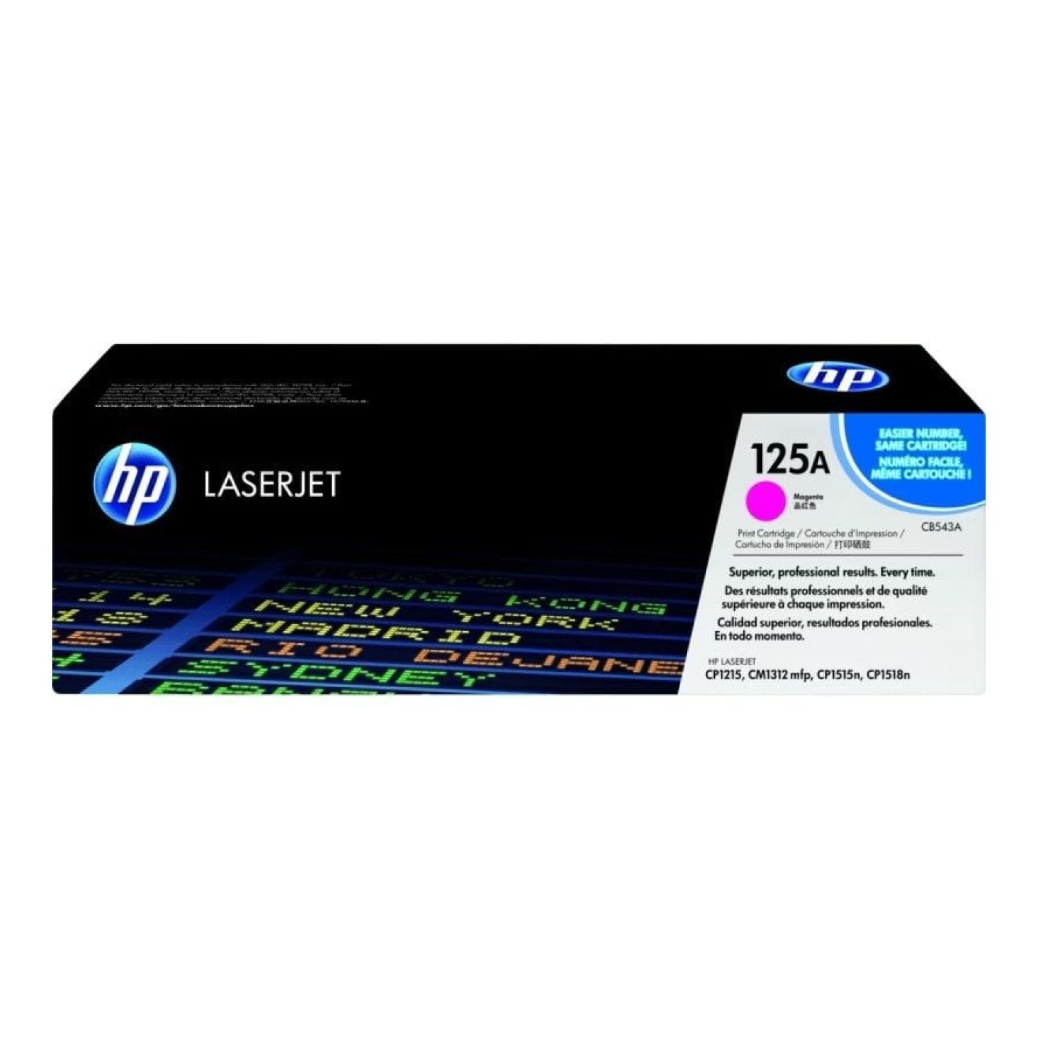 HP Tóner Original nº125A · Magenta · Alto Rendimiento