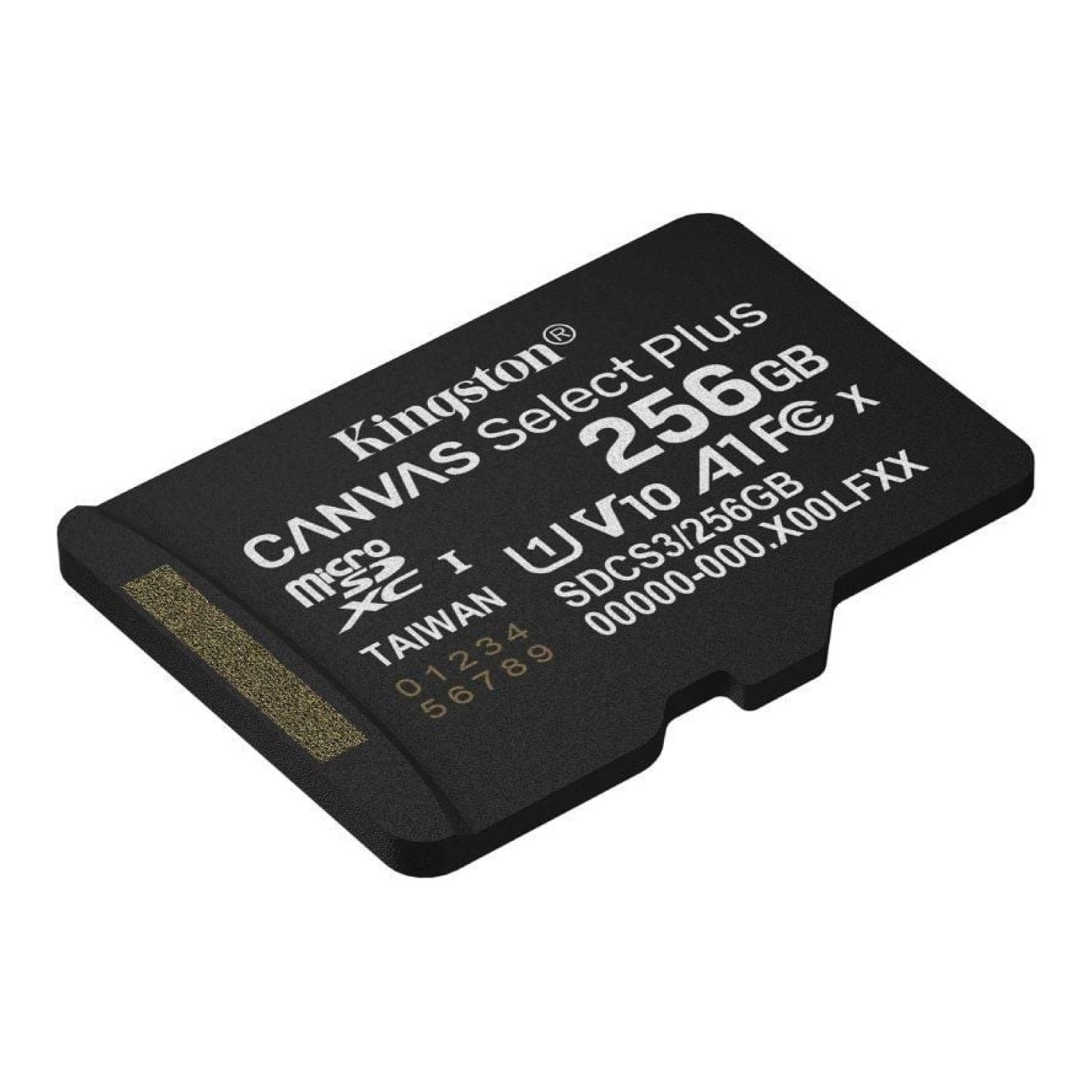 Kingston Canvas Select Plus · 256GB microSD XC · Clase 10 · Hasta 150 MB/s