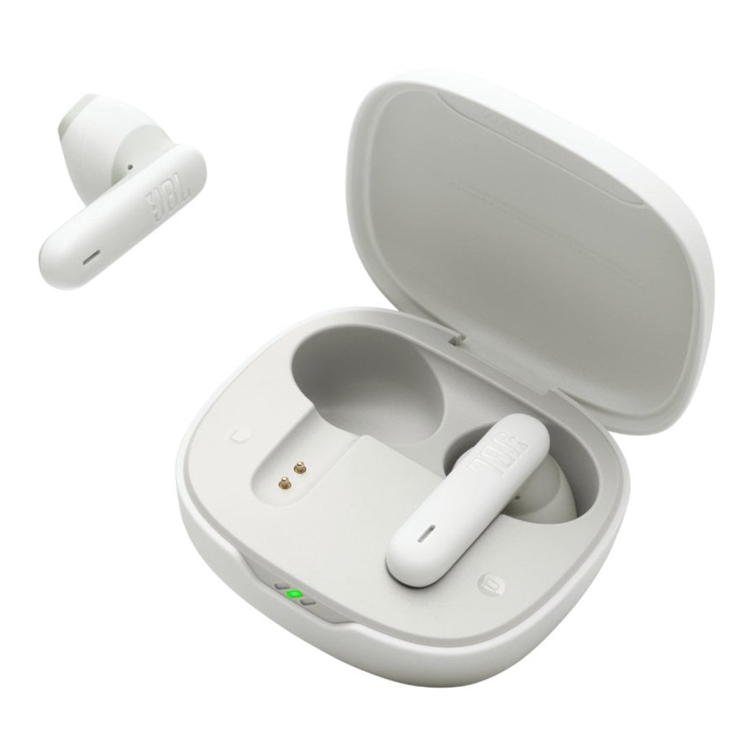 JBL Wave Flex 2 · Auriculares Bluetooth · 10h Autonomía · Estuche de Carga · Blancos