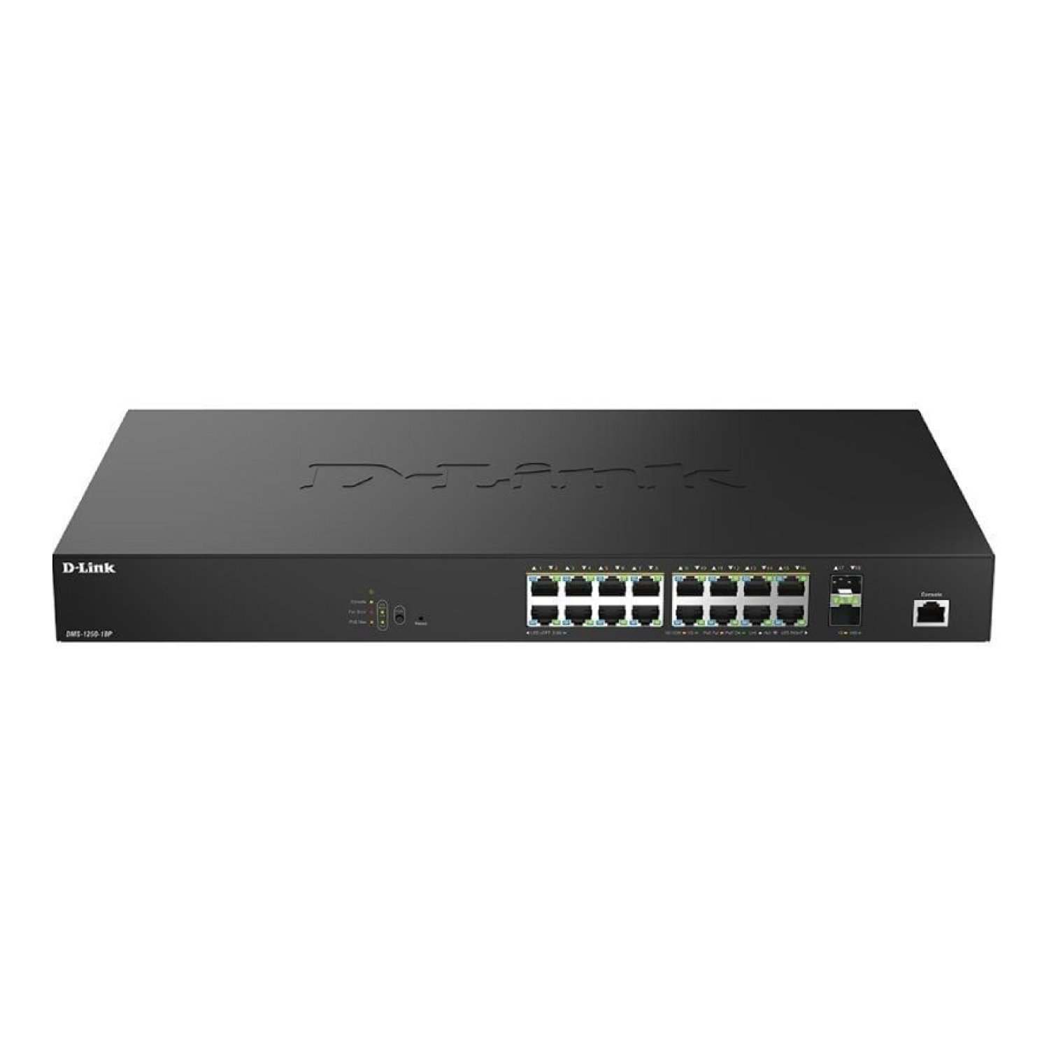 D-Link DMS-1250-18P · Switch 18 Puertos · Gigabit 10/100/1000 · PoE · SFP