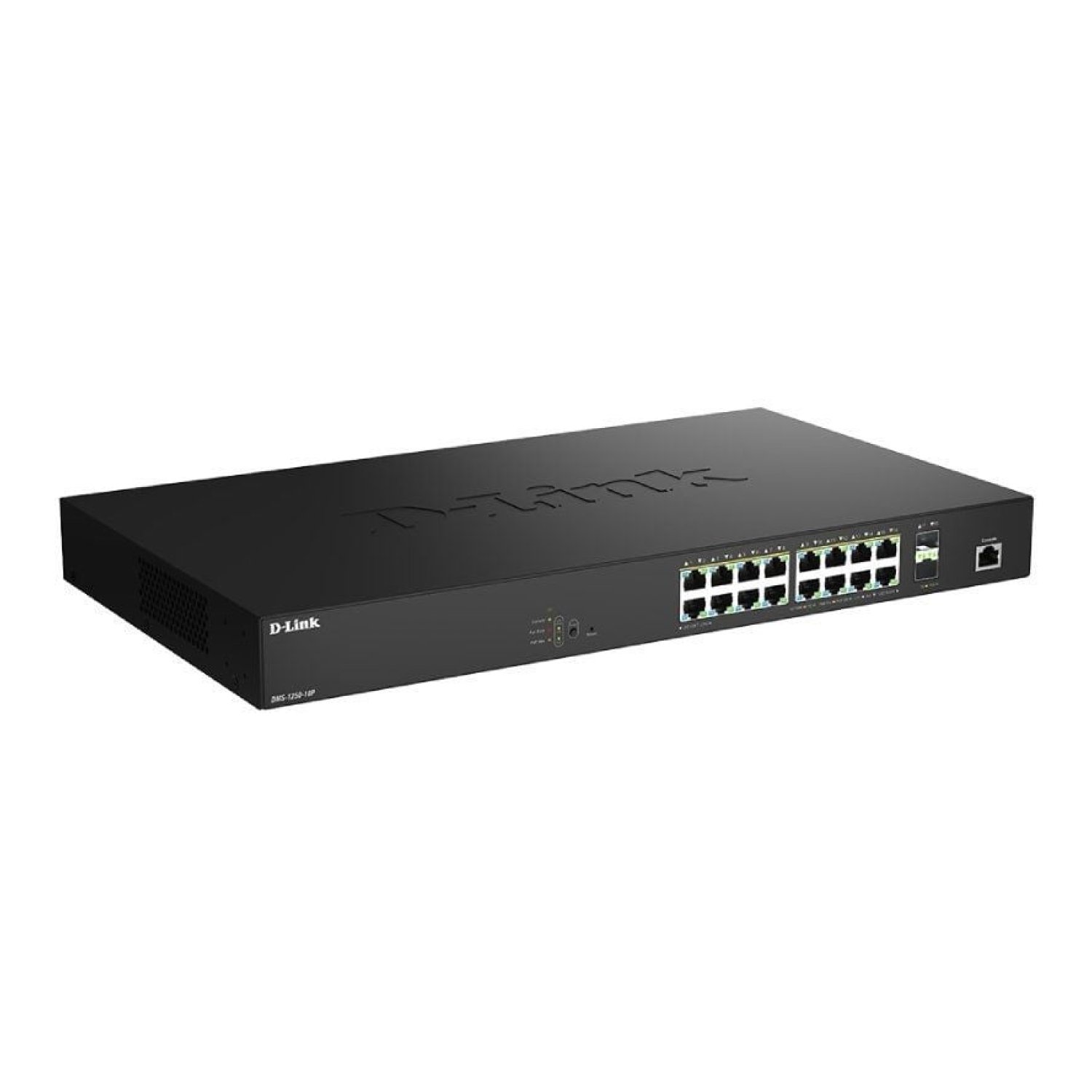 D-Link DMS-1250-18P · Switch 18 Puertos · Gigabit 10/100/1000 · PoE · SFP