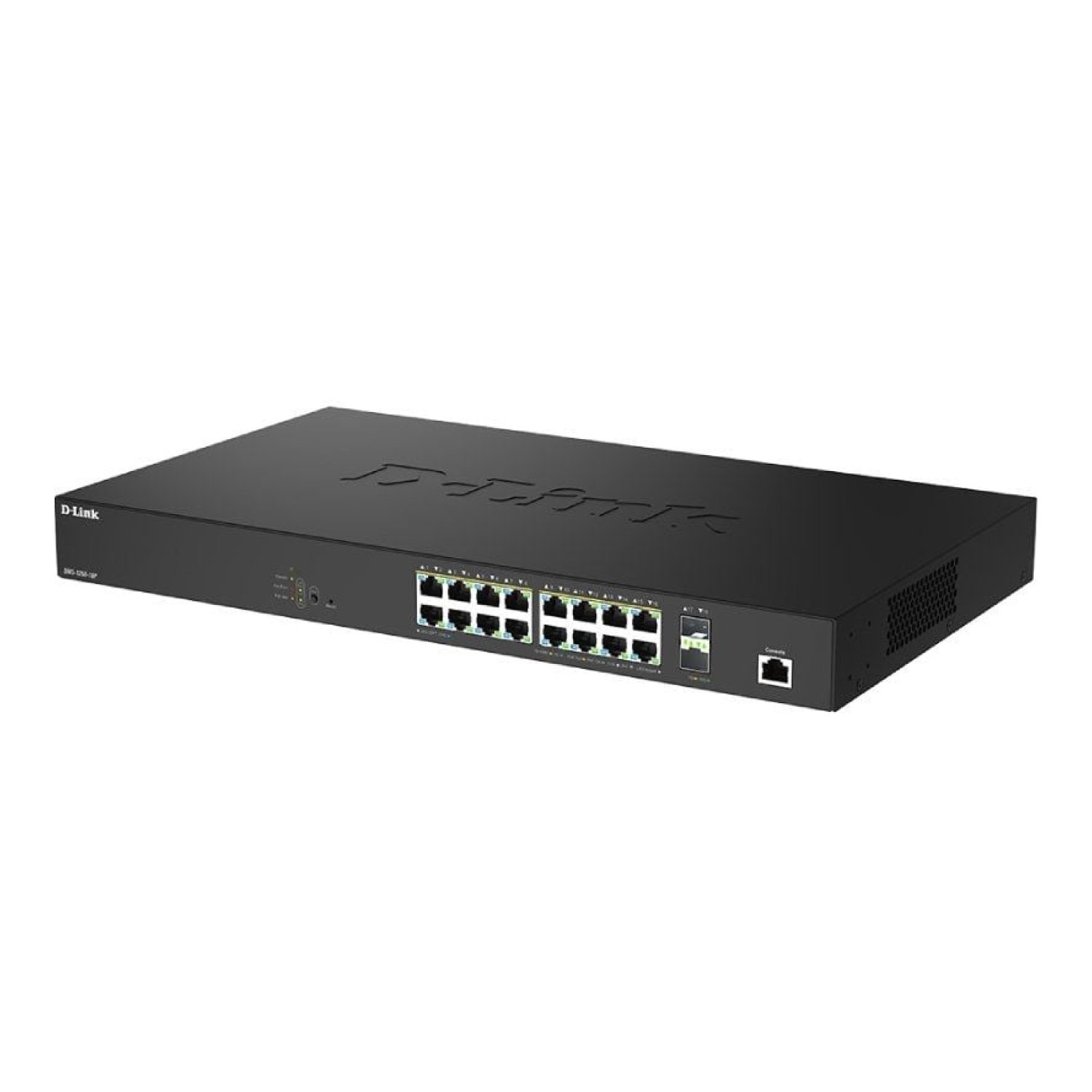 D-Link DMS-1250-18P · Switch 18 Puertos · Gigabit 10/100/1000 · PoE · SFP