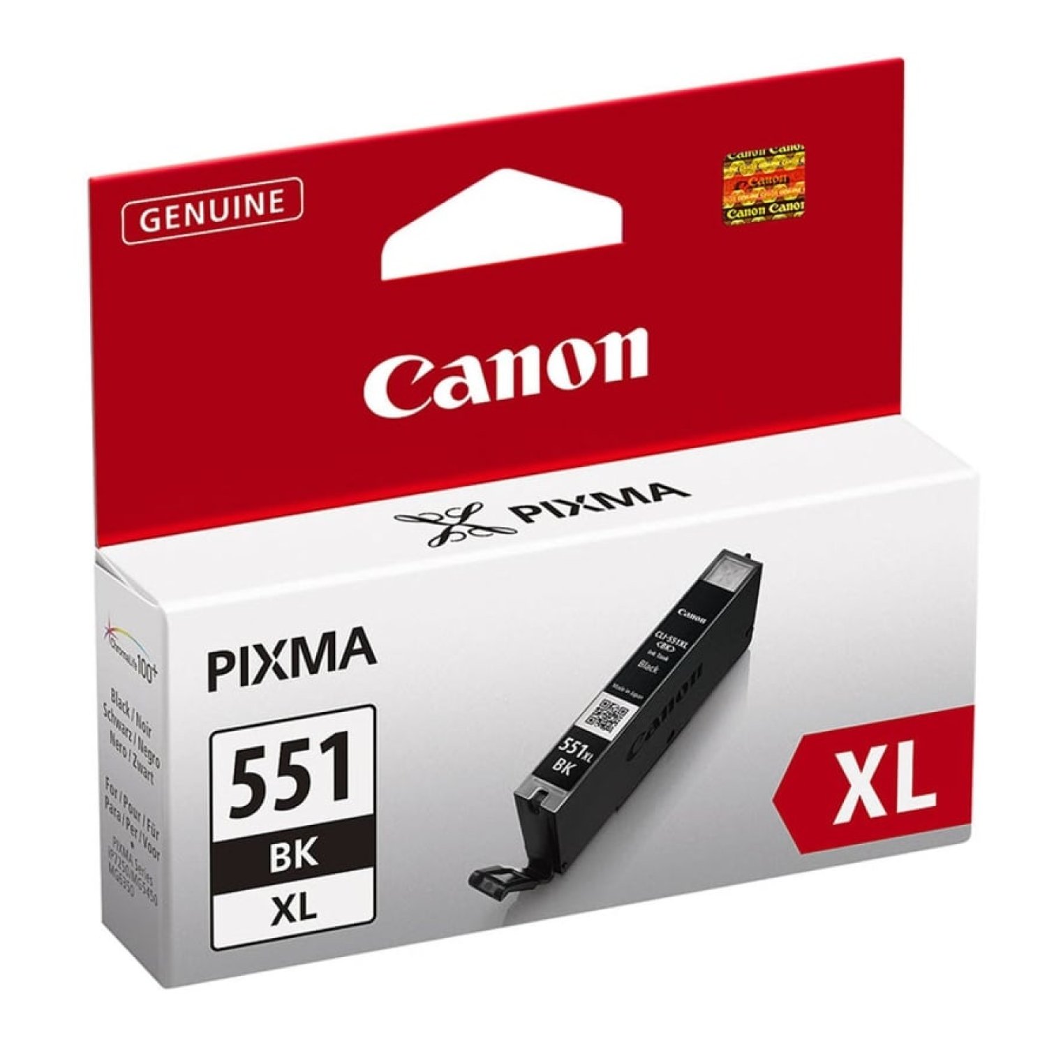 Canon CLI-551BK XL · Cartucho de Tinta · Alta Capacidad · Negro
