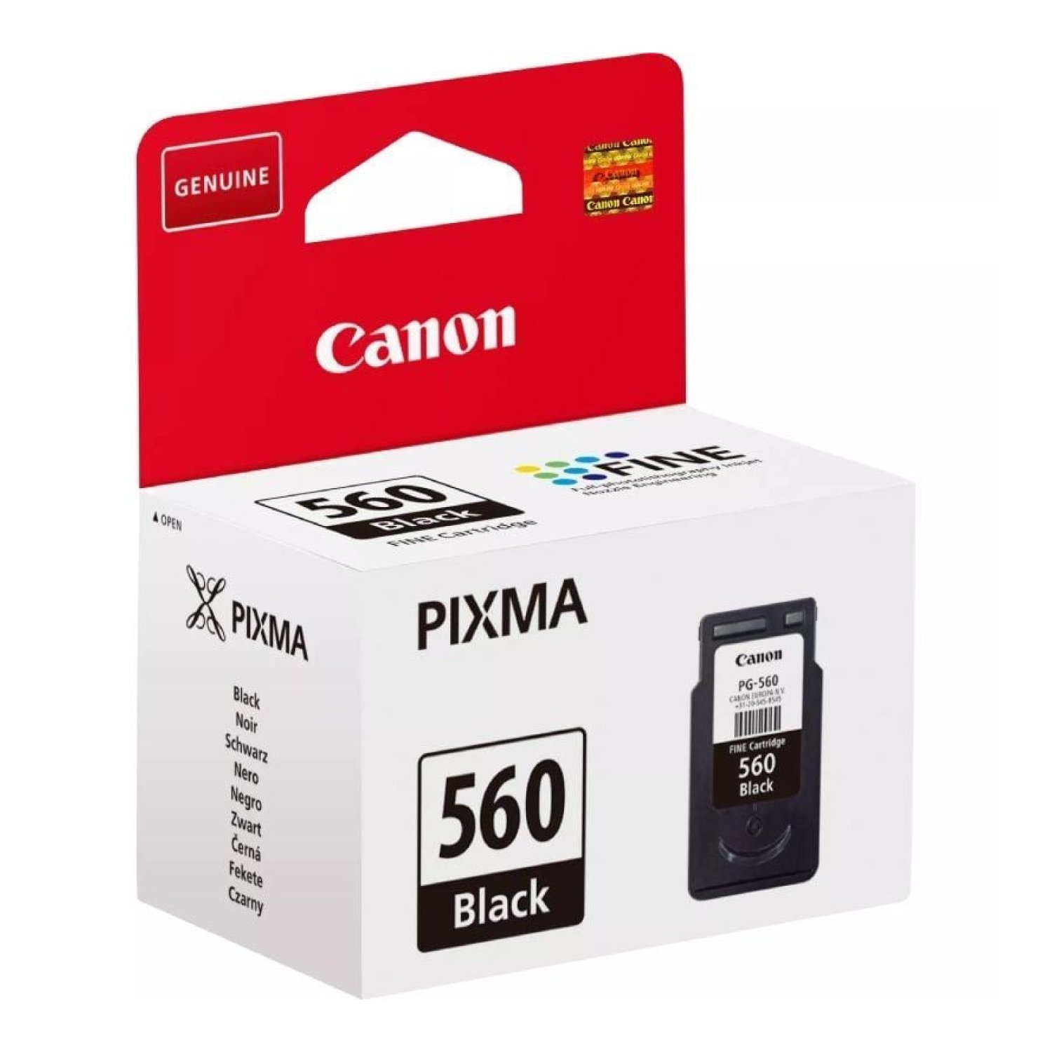 Canon PG-560 · Cartucho de Tinta Original · Negro