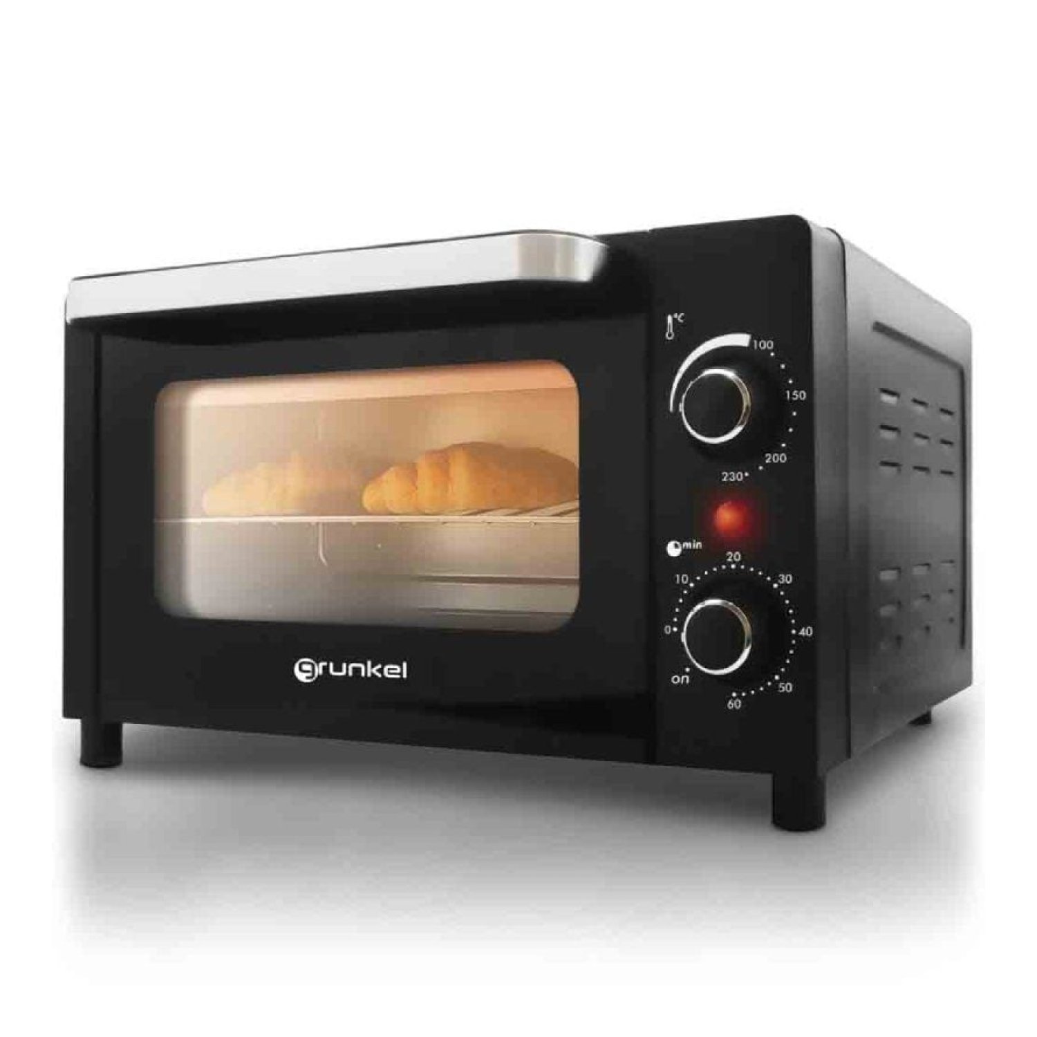 Grunkel HR-10MINI · Horno Sobremesa · 10L · 1600W · Negro
