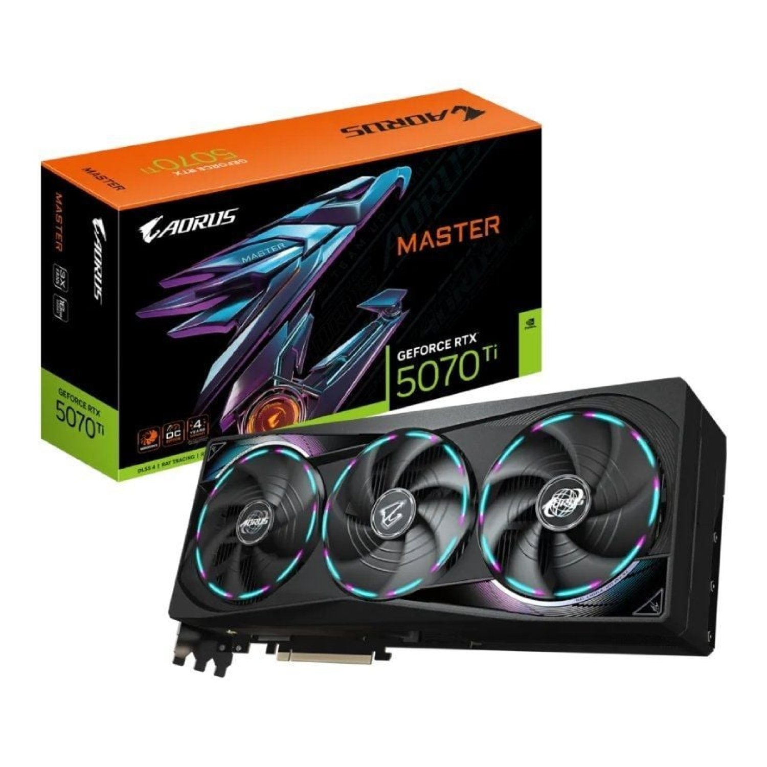Gigabyte AORUS GeForce RTX 5070 Ti Master · 16GB GDDR7