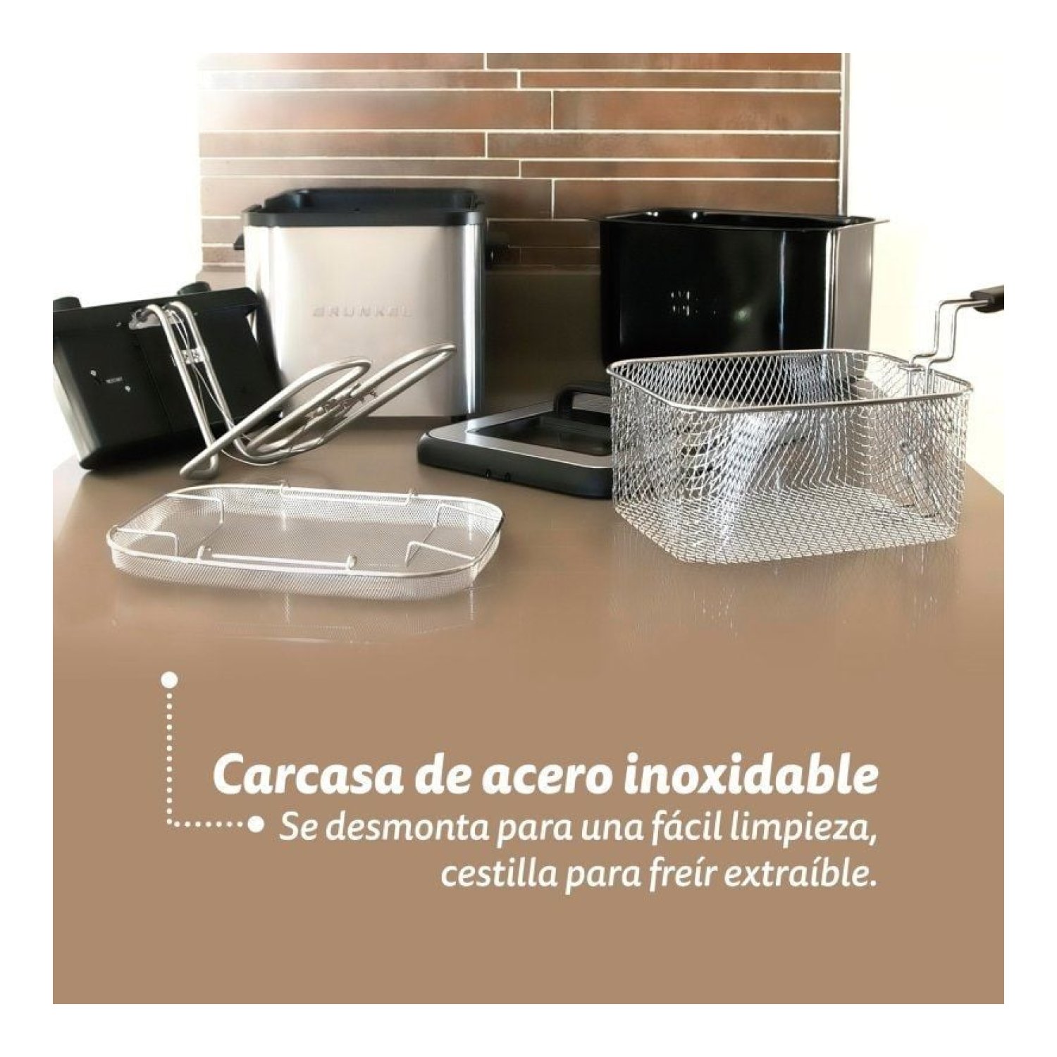 Grunkel Maxi Fry Pro · Freidora · 3000W · 4,2L