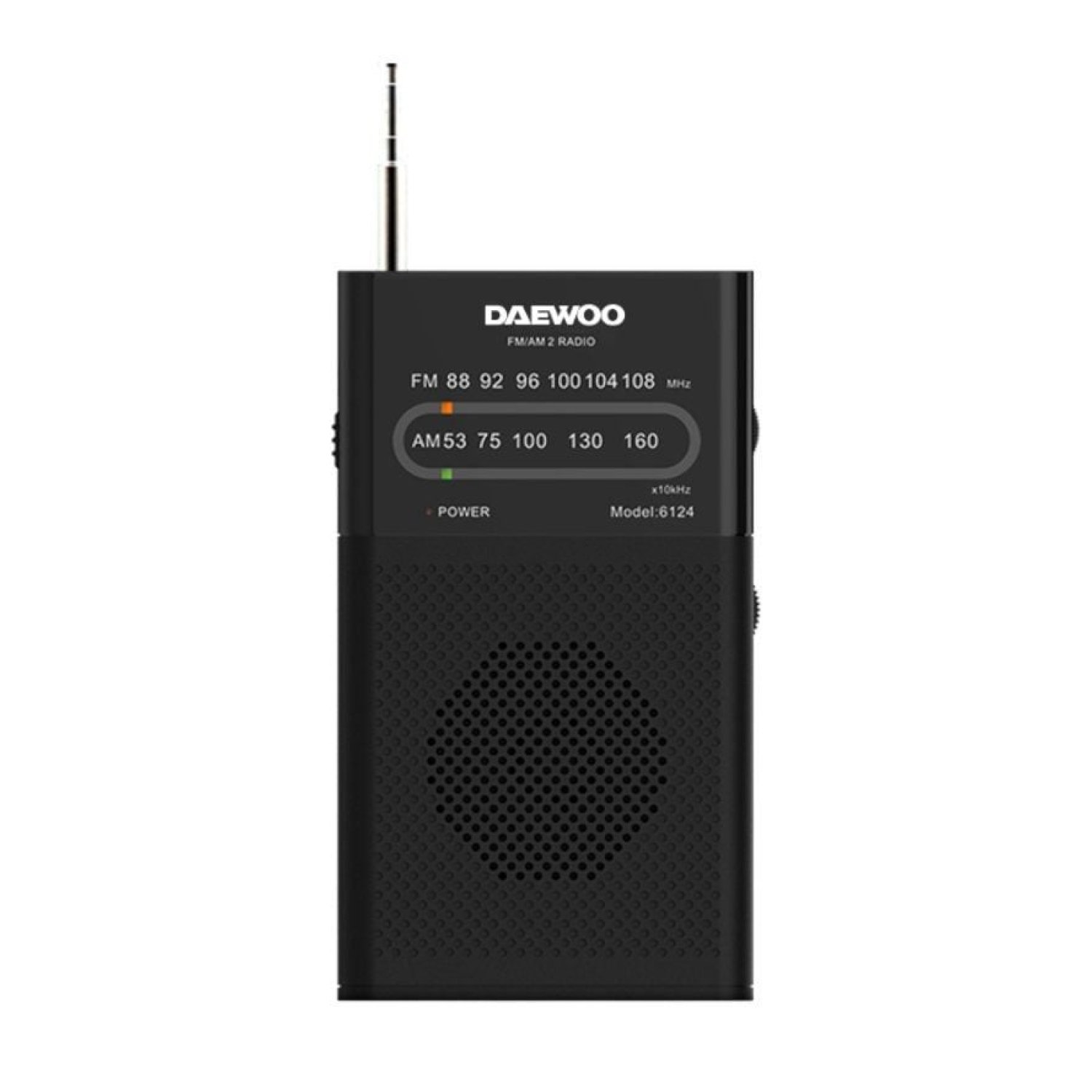 Daewoo DW1027 · Radio Portátil · CD · Negra