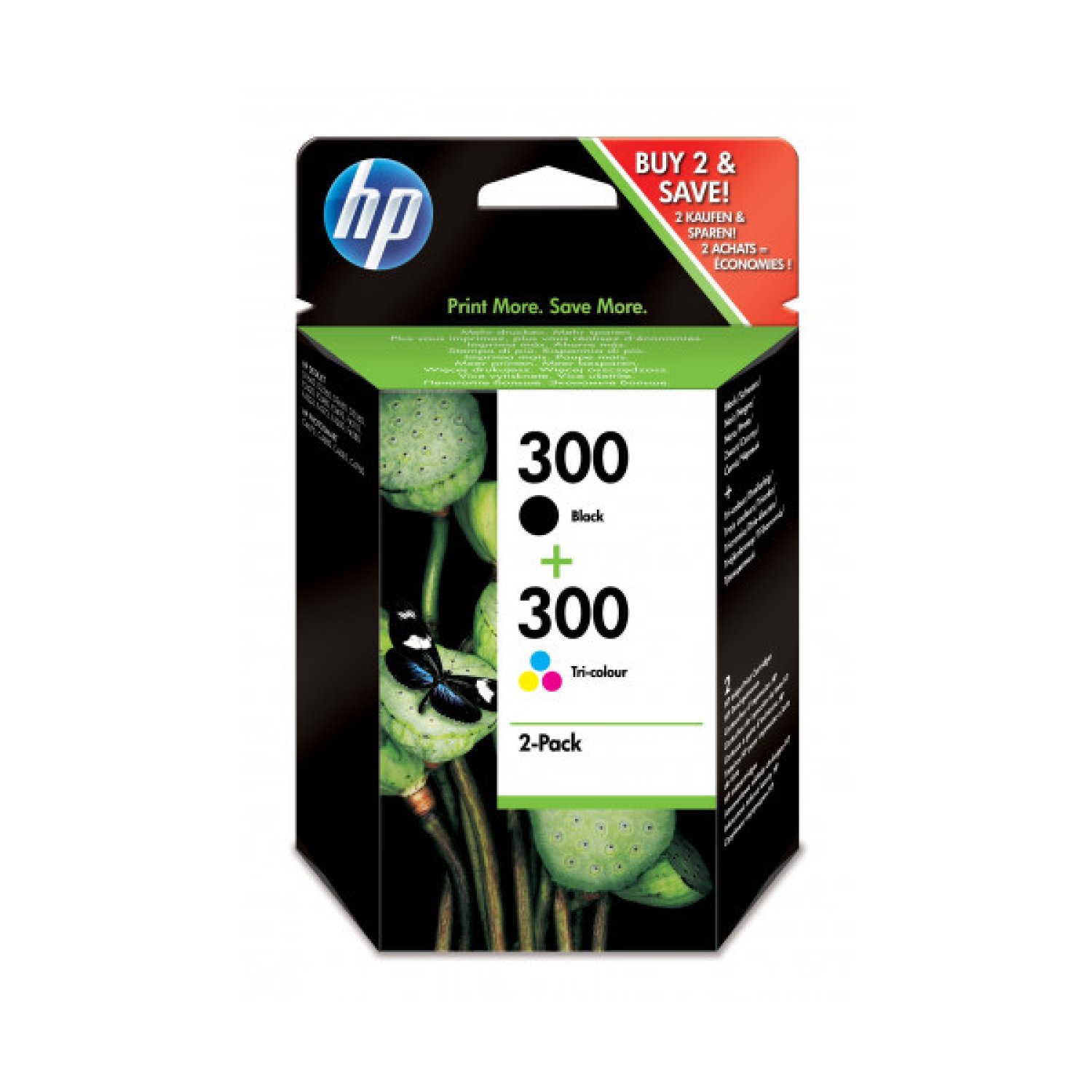HP Cartucho nº300 · Multipack · Negro + Tricolor