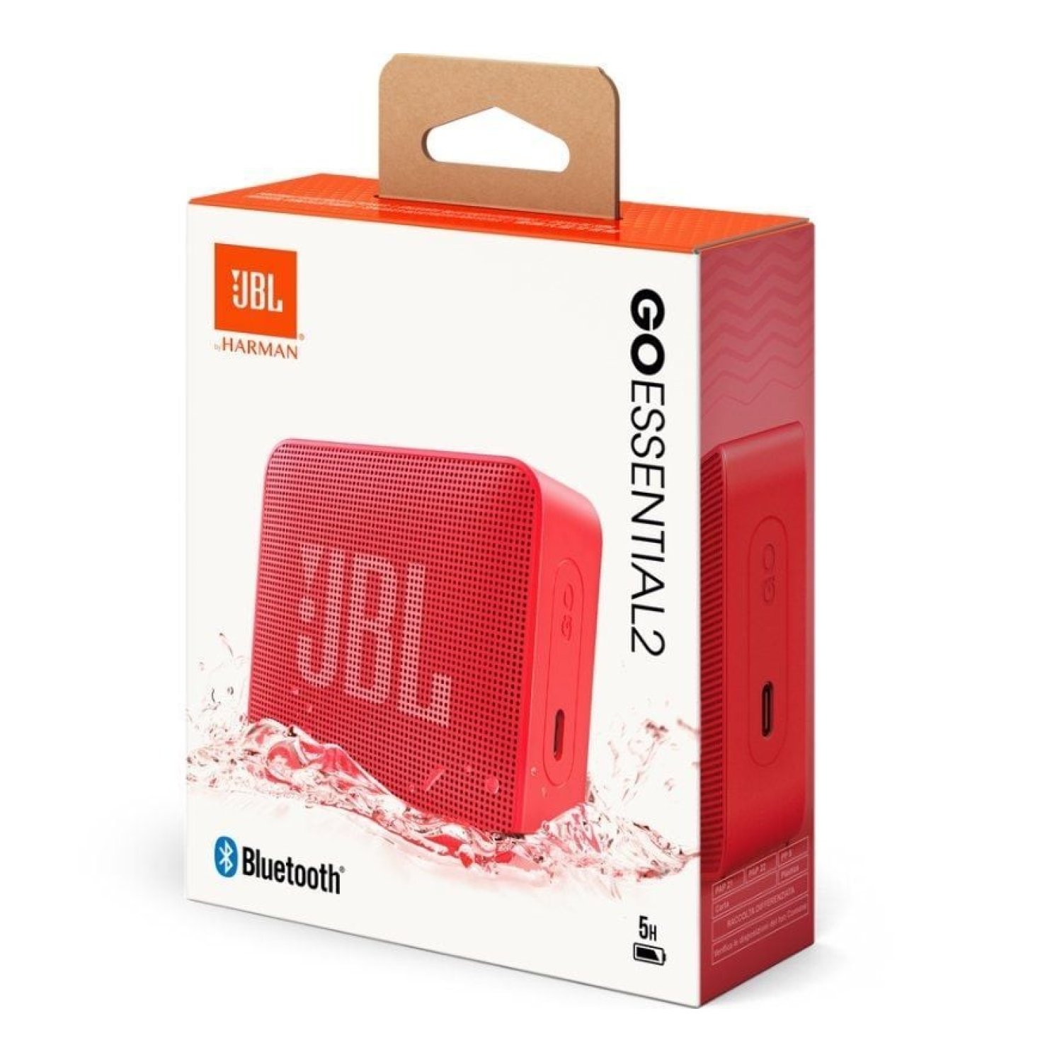 JBL GO Essential 2 · Altavoz Bluetooth · 3,1W · Rojo