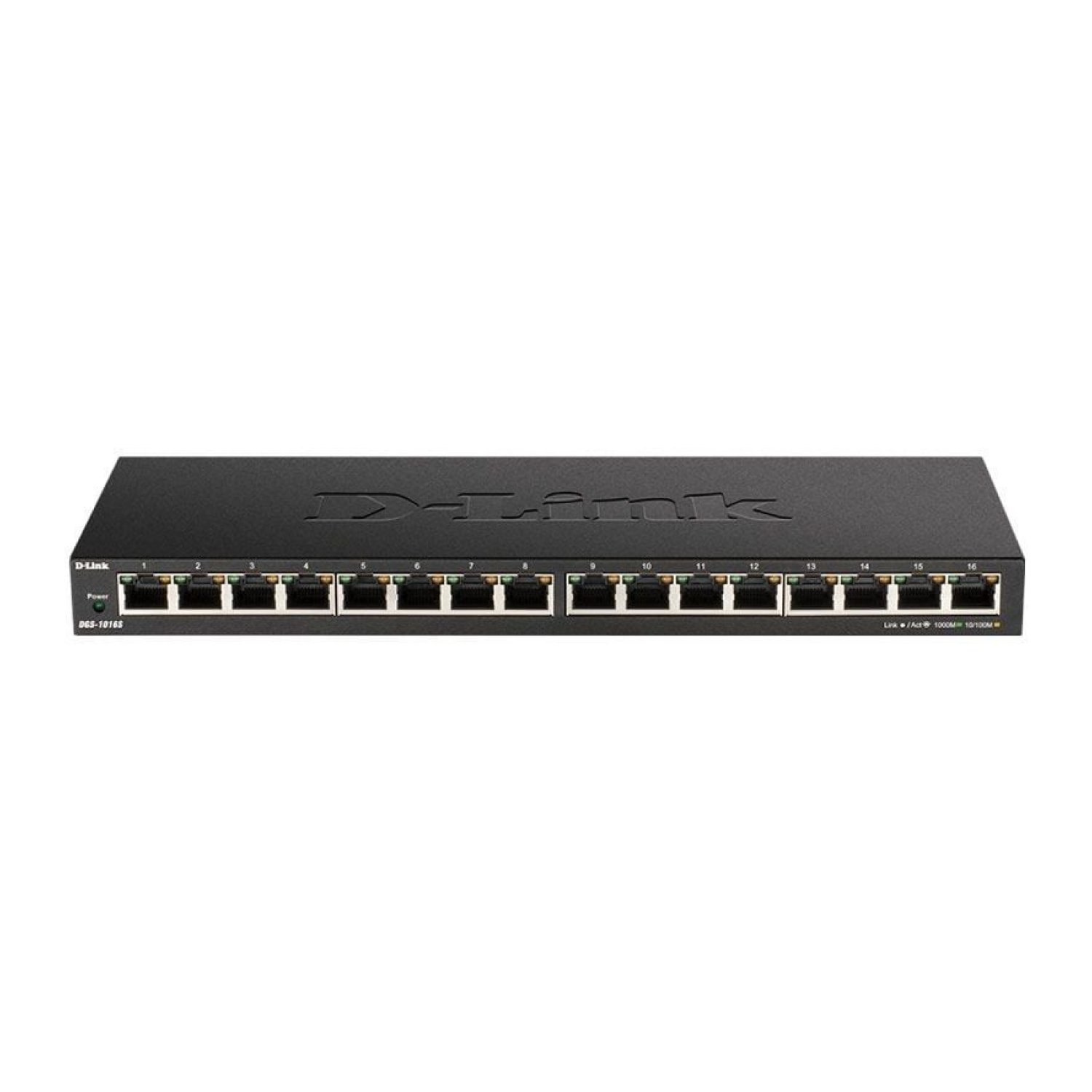 D-Link DGS-1016S · Switch 16 Puertos · Gigabit RJ-45 · 10/100/1000 Mbps