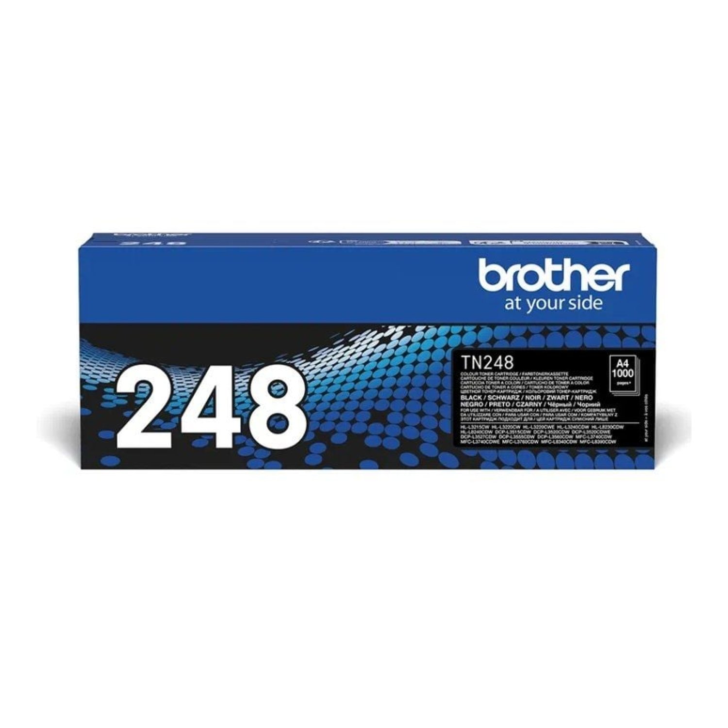 Brother TN248BK · Tóner Original · Negro · Alto Rendimiento