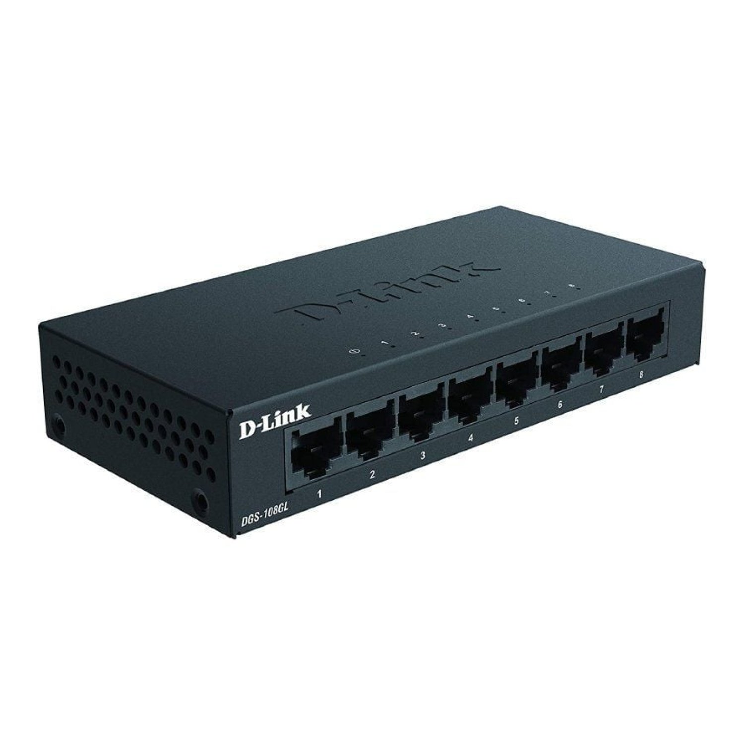 D-Link DGS-108GL · Switch 8 Puertos · Gigabit Ethernet · RJ-45