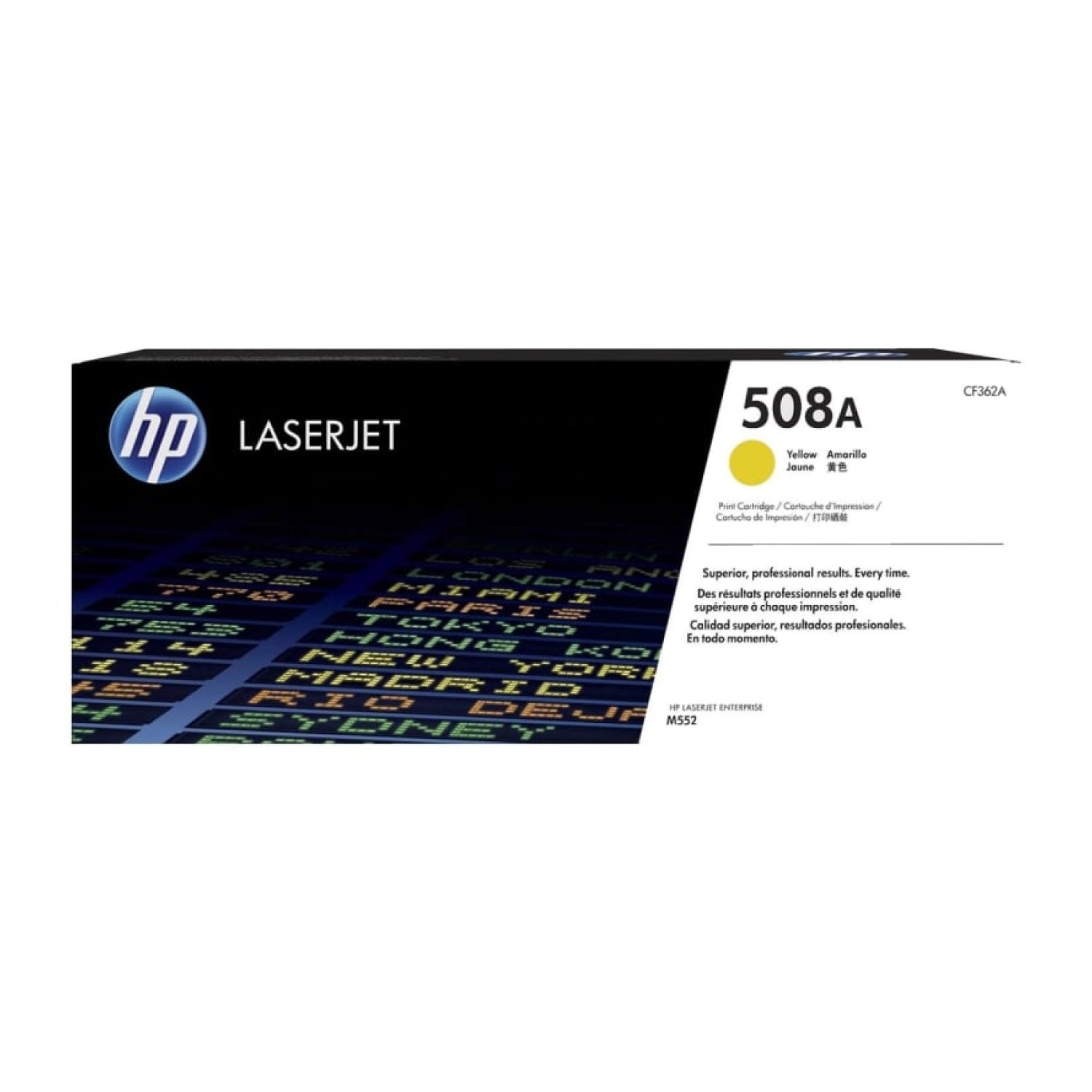 HP Tóner Original 508A · Amarillo