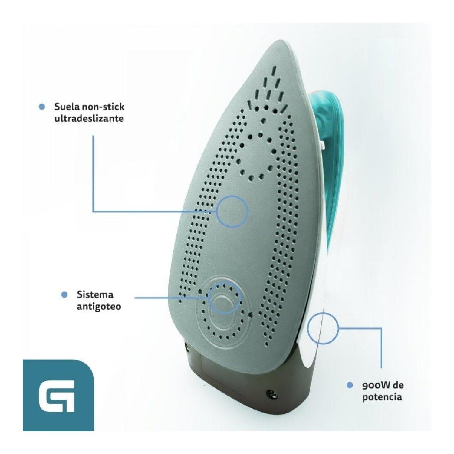 Grunkel PLV-900 · Plancha de Viaje · 900W · Compacta
