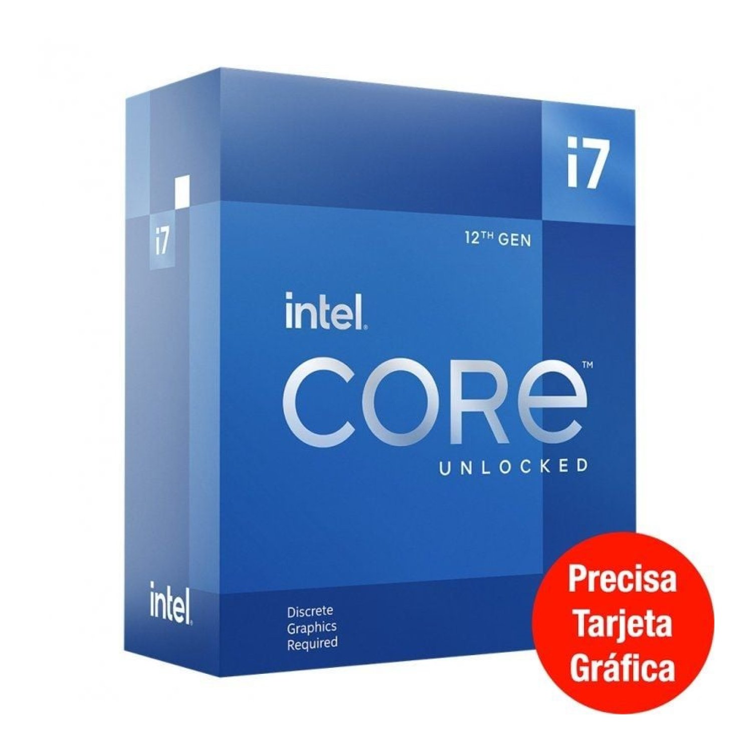 Intel Core i7-12700KF · 3,60GHz · Socket 1700 · 12 Núcleos