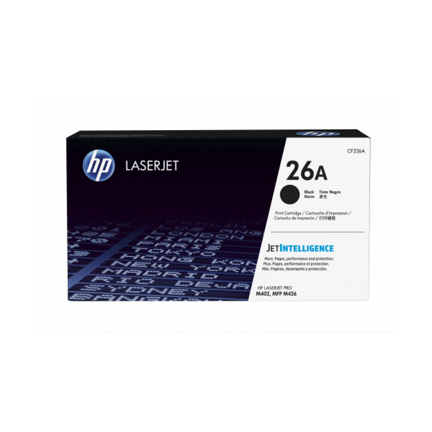 HP Tóner Original nº26A · Negro