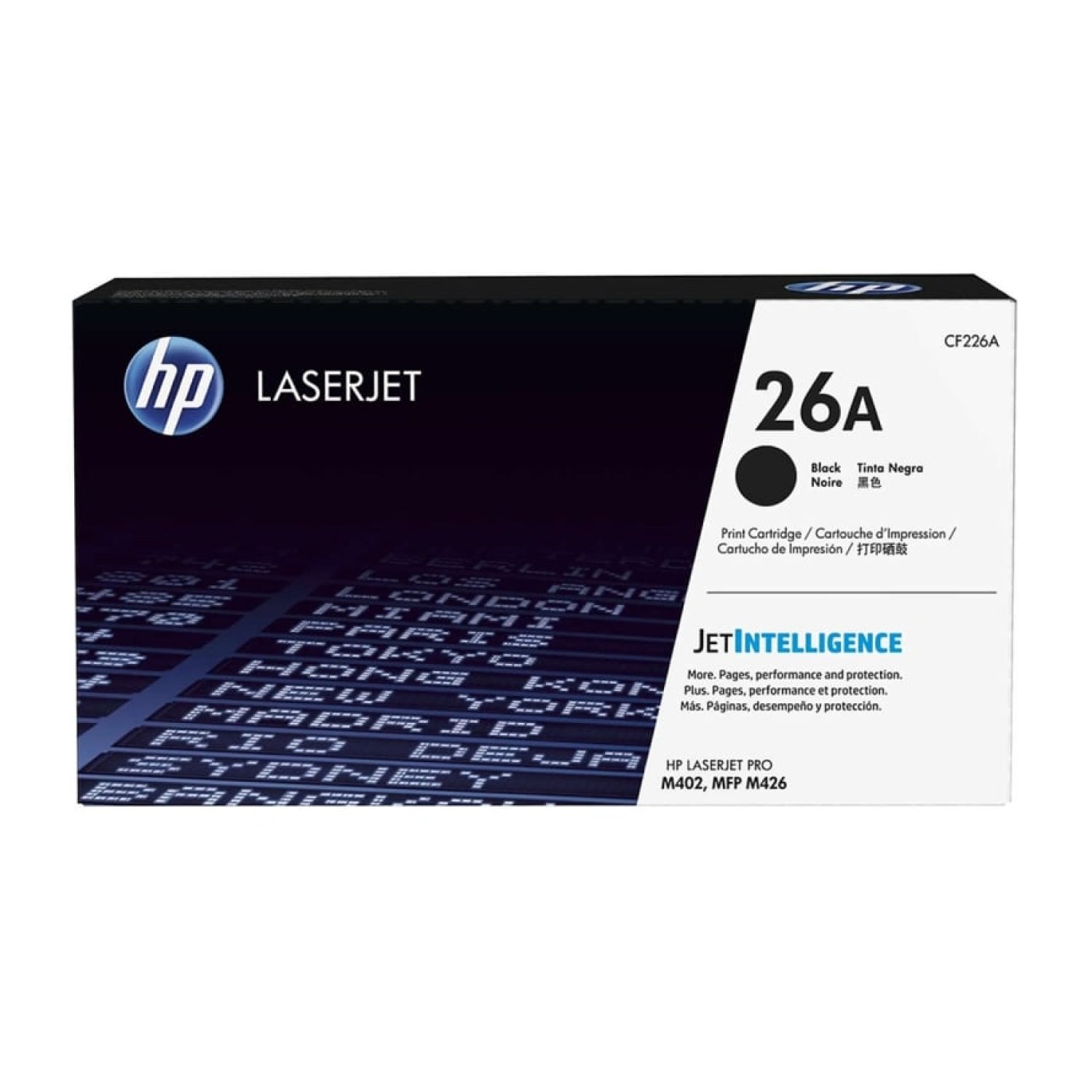 HP Tóner Original nº26A · Negro
