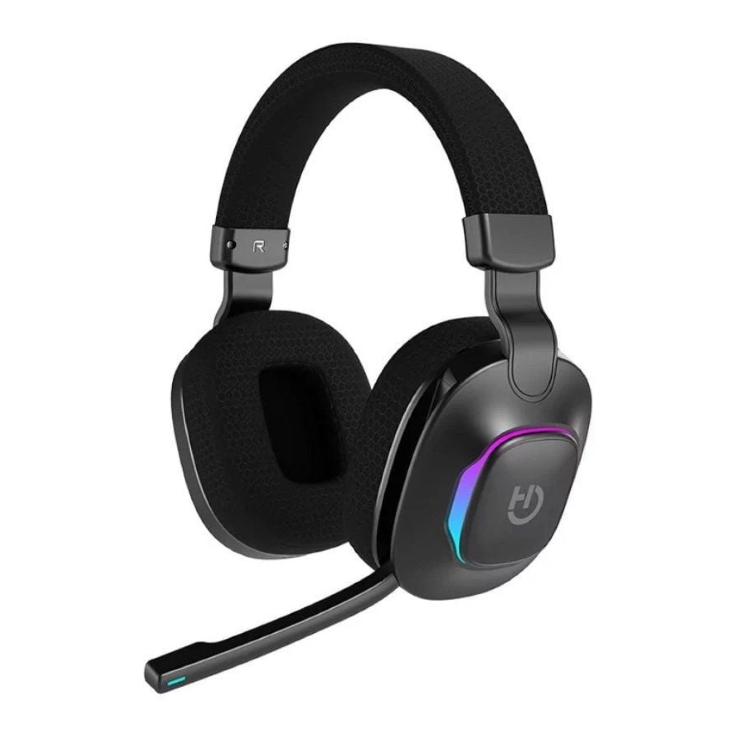 Hiditec Vortex ARGB · Auriculares Gaming Inalámbricos · Bluetooth · Jack 3.5 · Micrófono · Negros